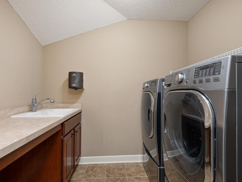 Upper level Laundry Room adds convenience!