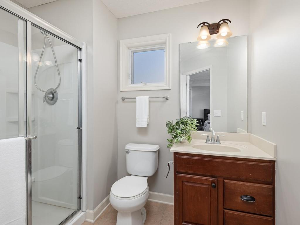 Private 3/4 Bath for Junior Suite.