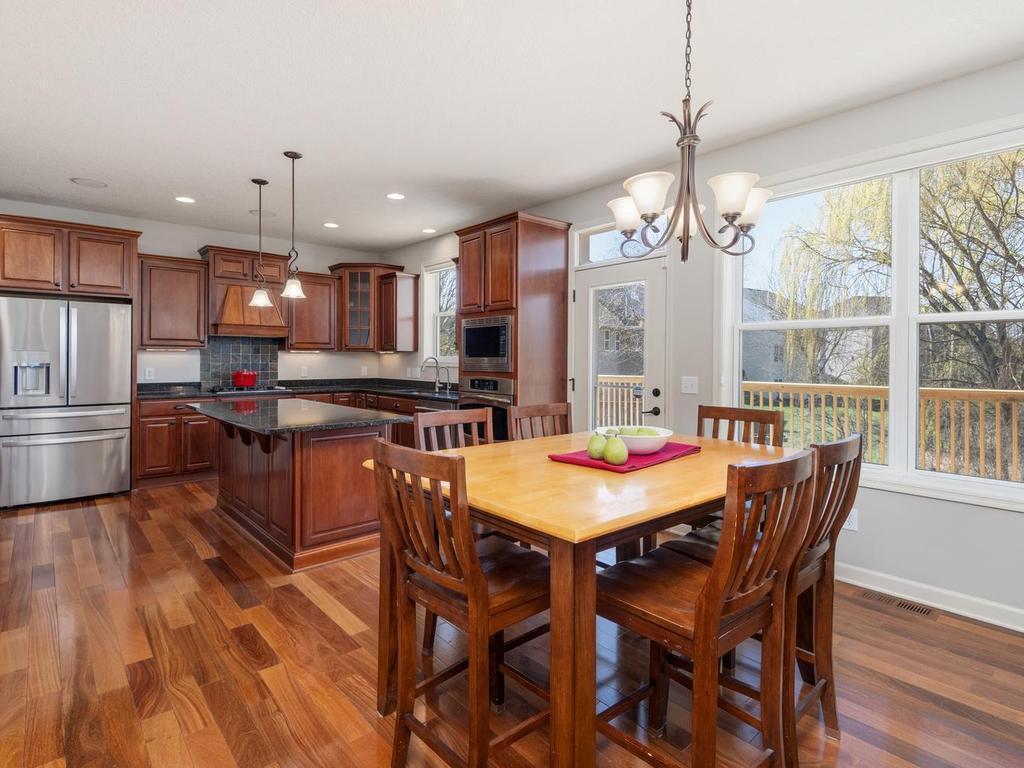 Kitchen / Informal Dining Area with access to large deck.
