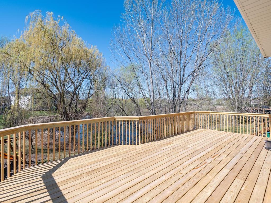 View of pond from newer Deck ('25)