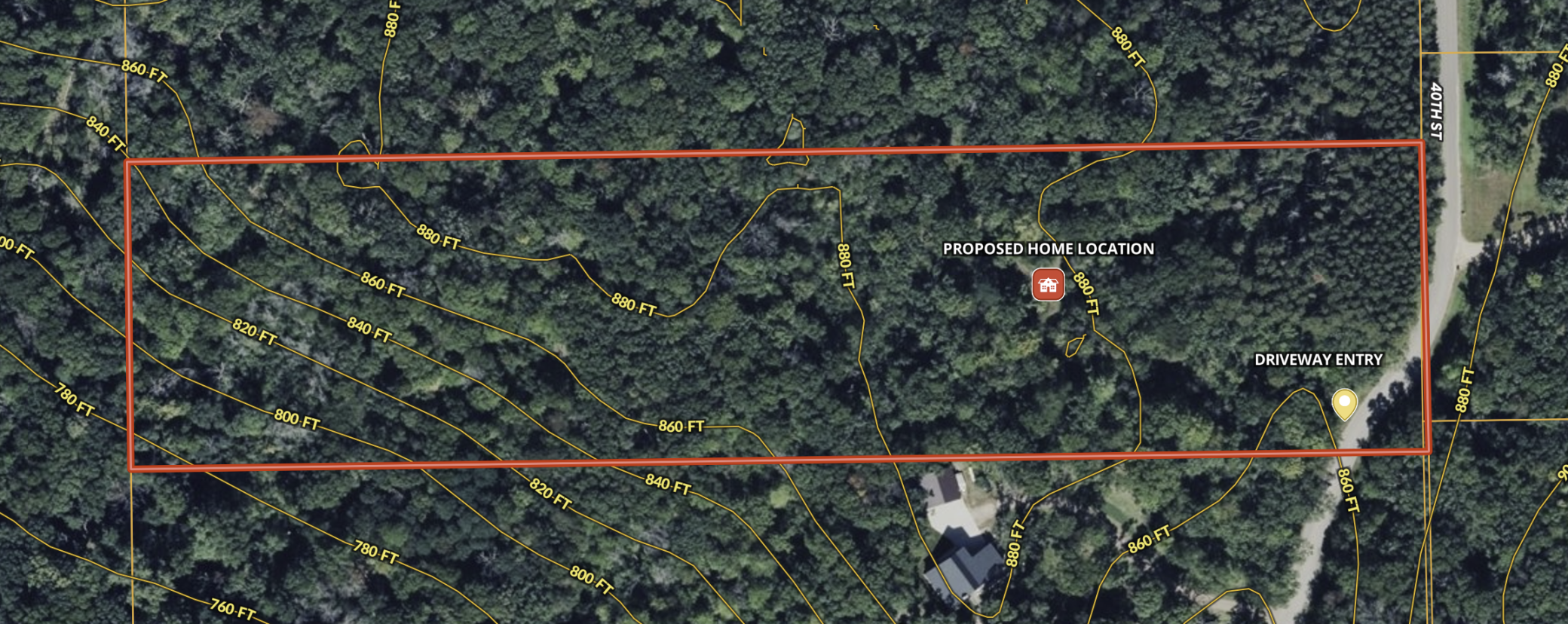 Proposed home build Site #2