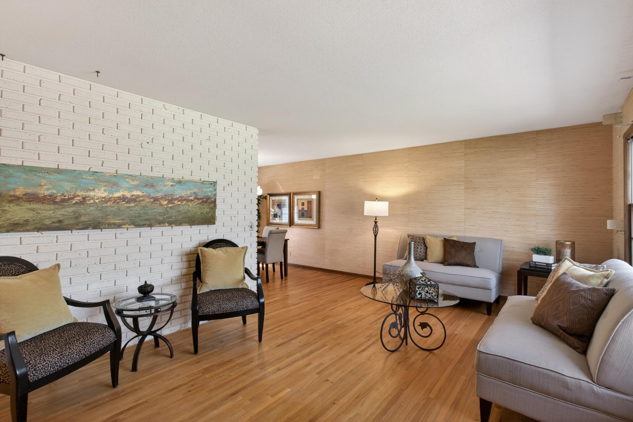 Main level: living room