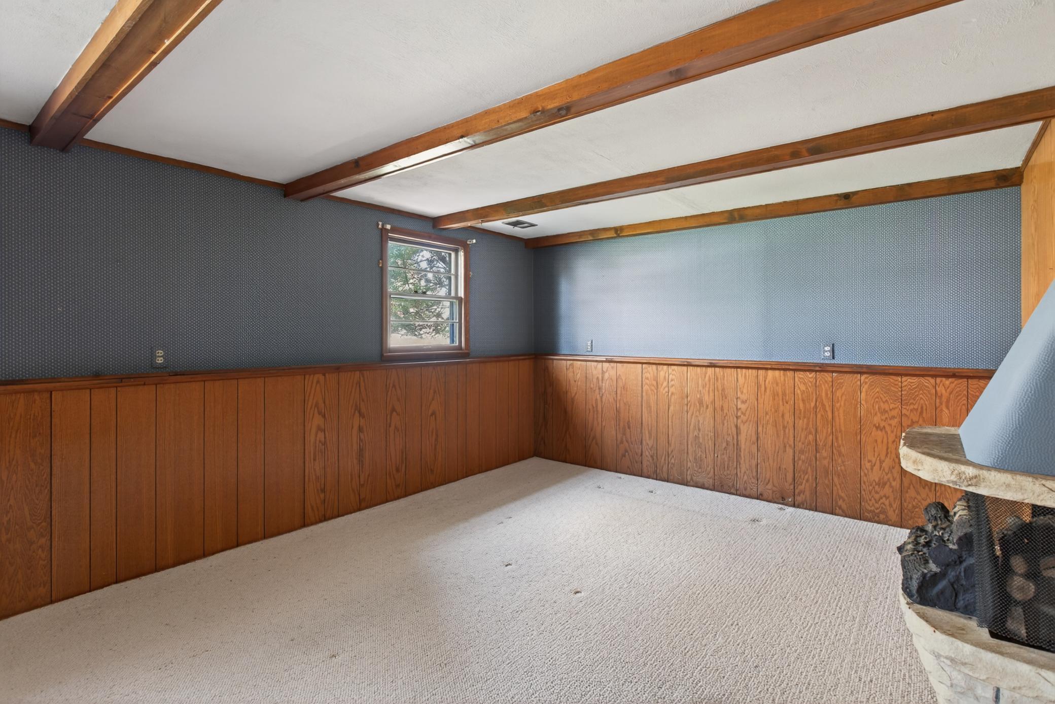 Lower level: family room