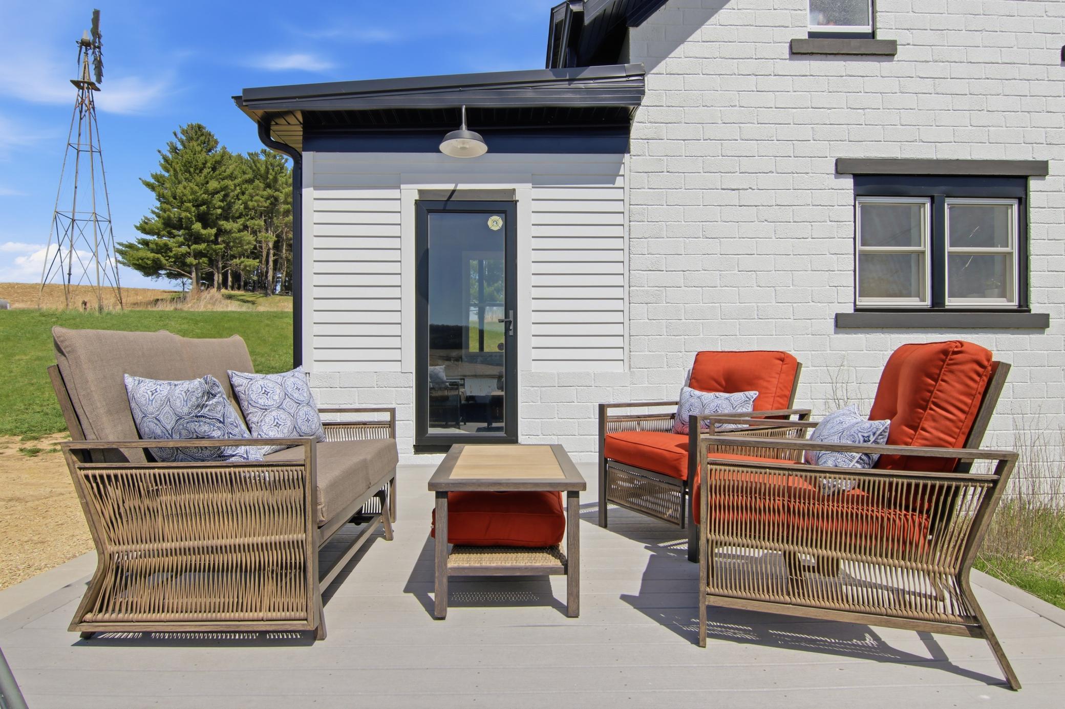 Deck & Rear Entrance To Home