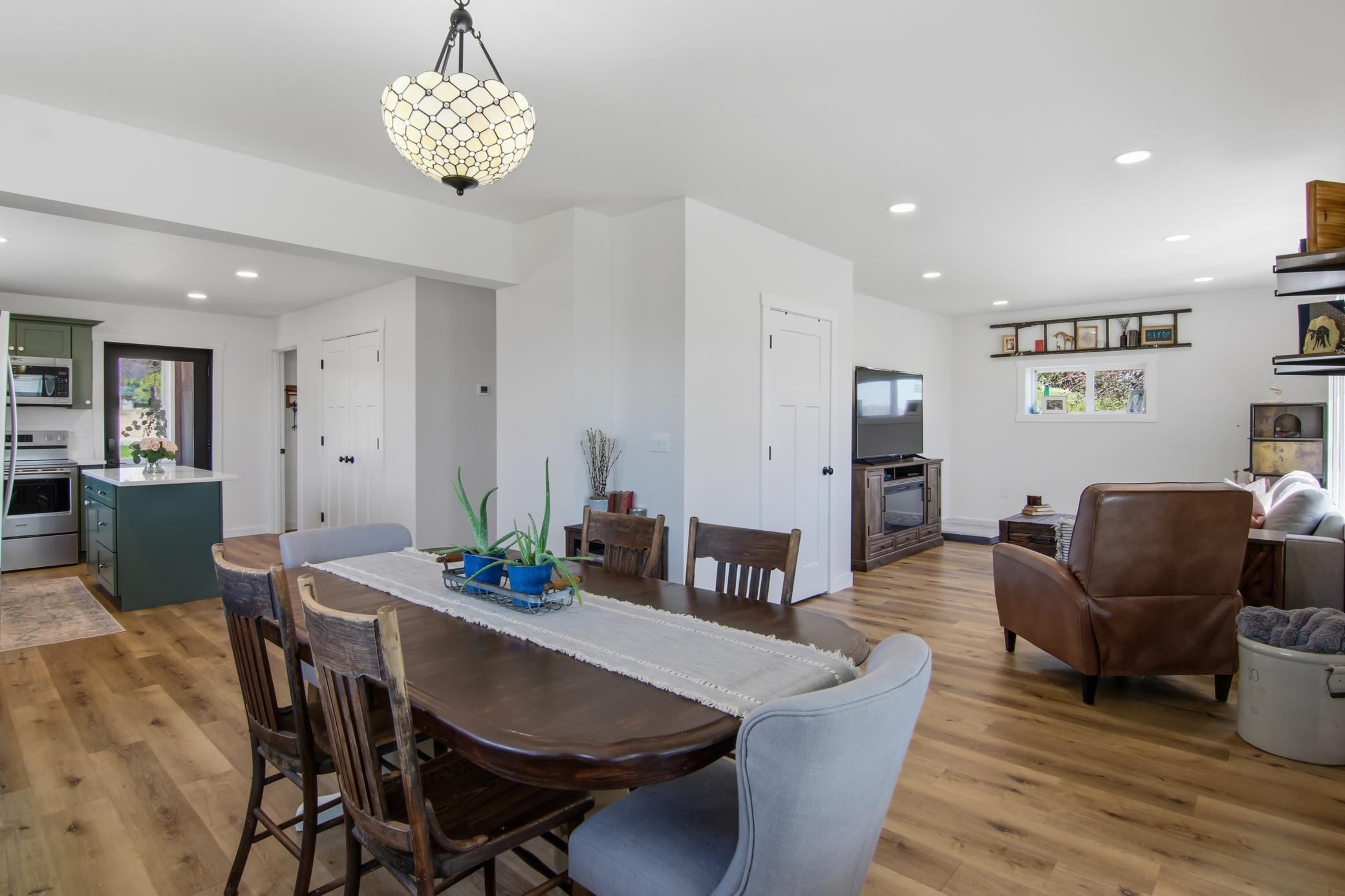 Dining Area & Living Room