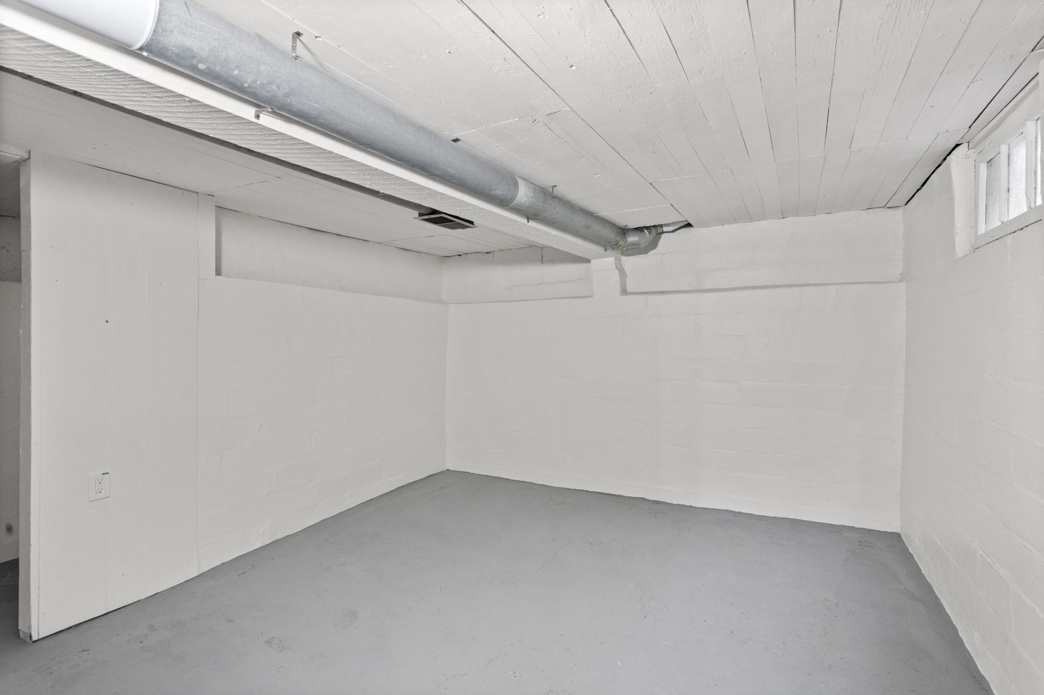 More storage space in basement