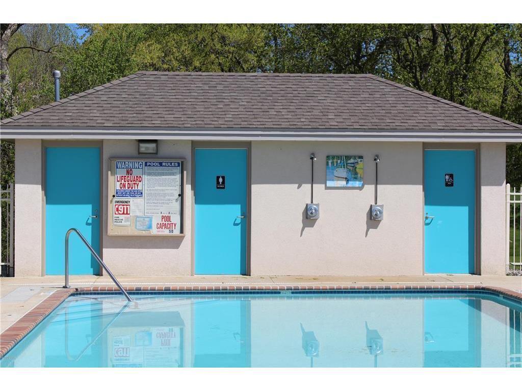 There's 2 bathrooms with indoor showers and 2 outside showers for you to use