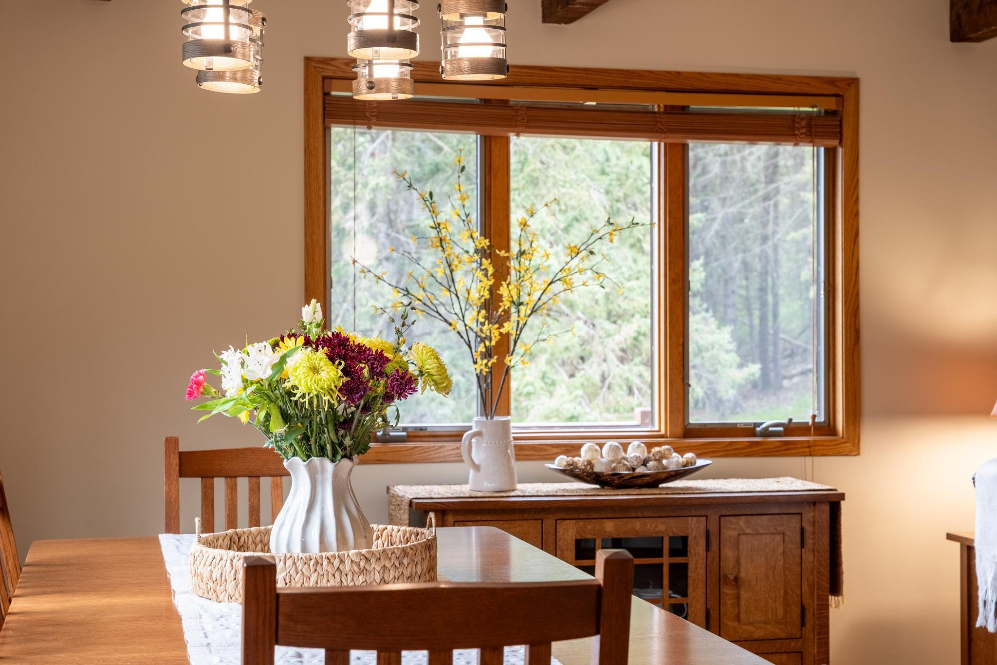 Anderson windows and silding glass doors throughout.
