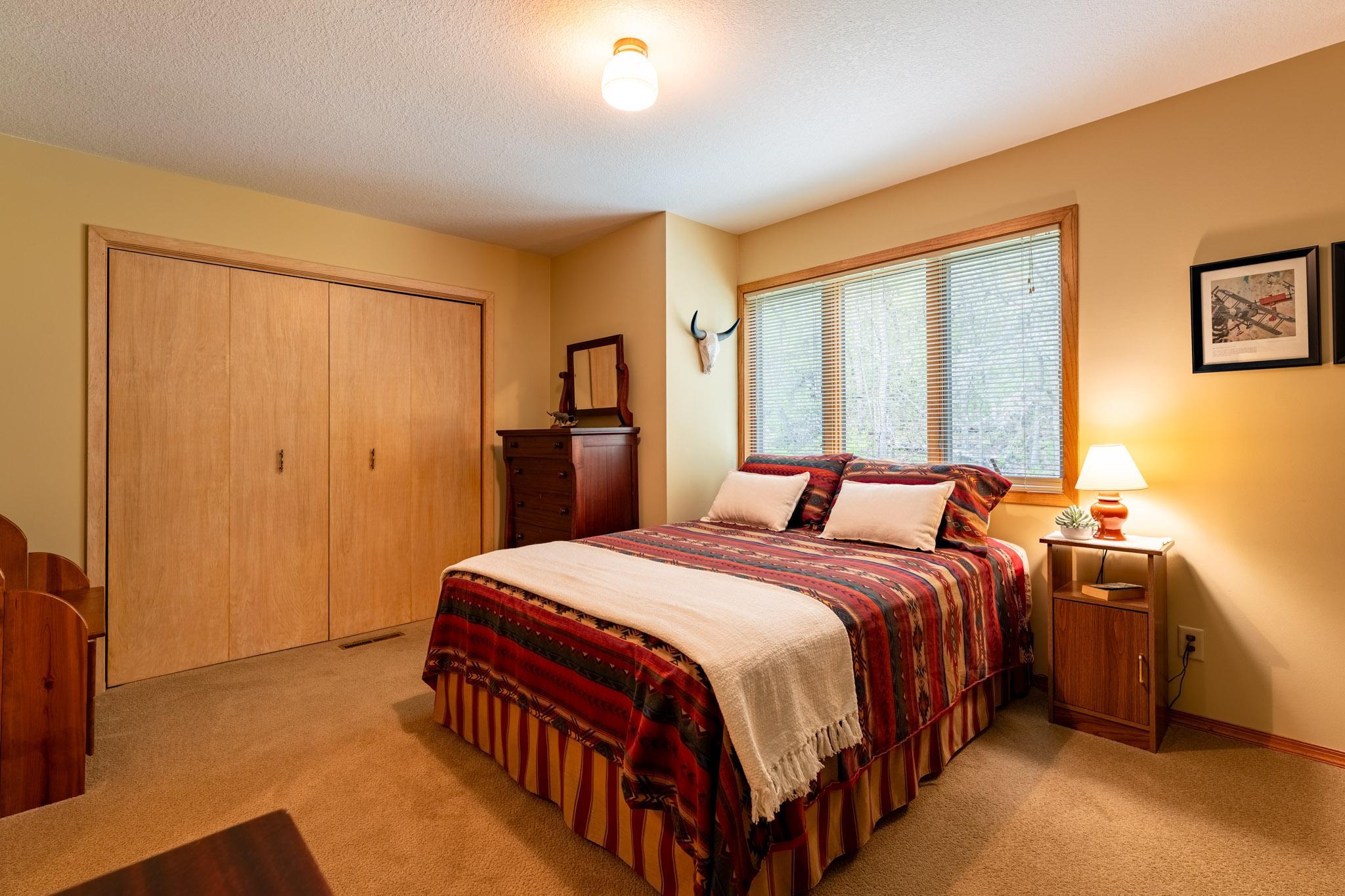 Bedroom two, upstairs has lots of room at 16.5'x11.5', with a large closet.