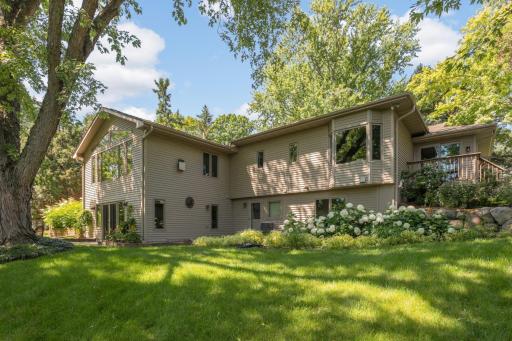 I've shown you many beautiful, lake & tree pictures, you can see this landscape design includes a flat play space, too!