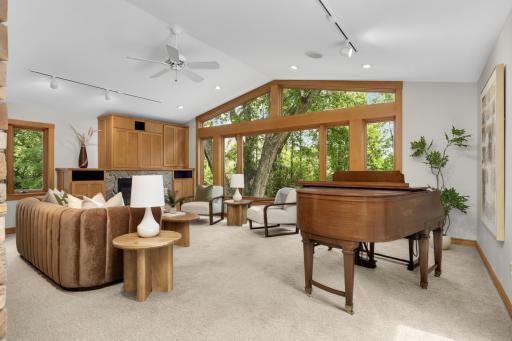 Thoughtfully designed for entertaining or just spreading out, there are nature vistas from every room!