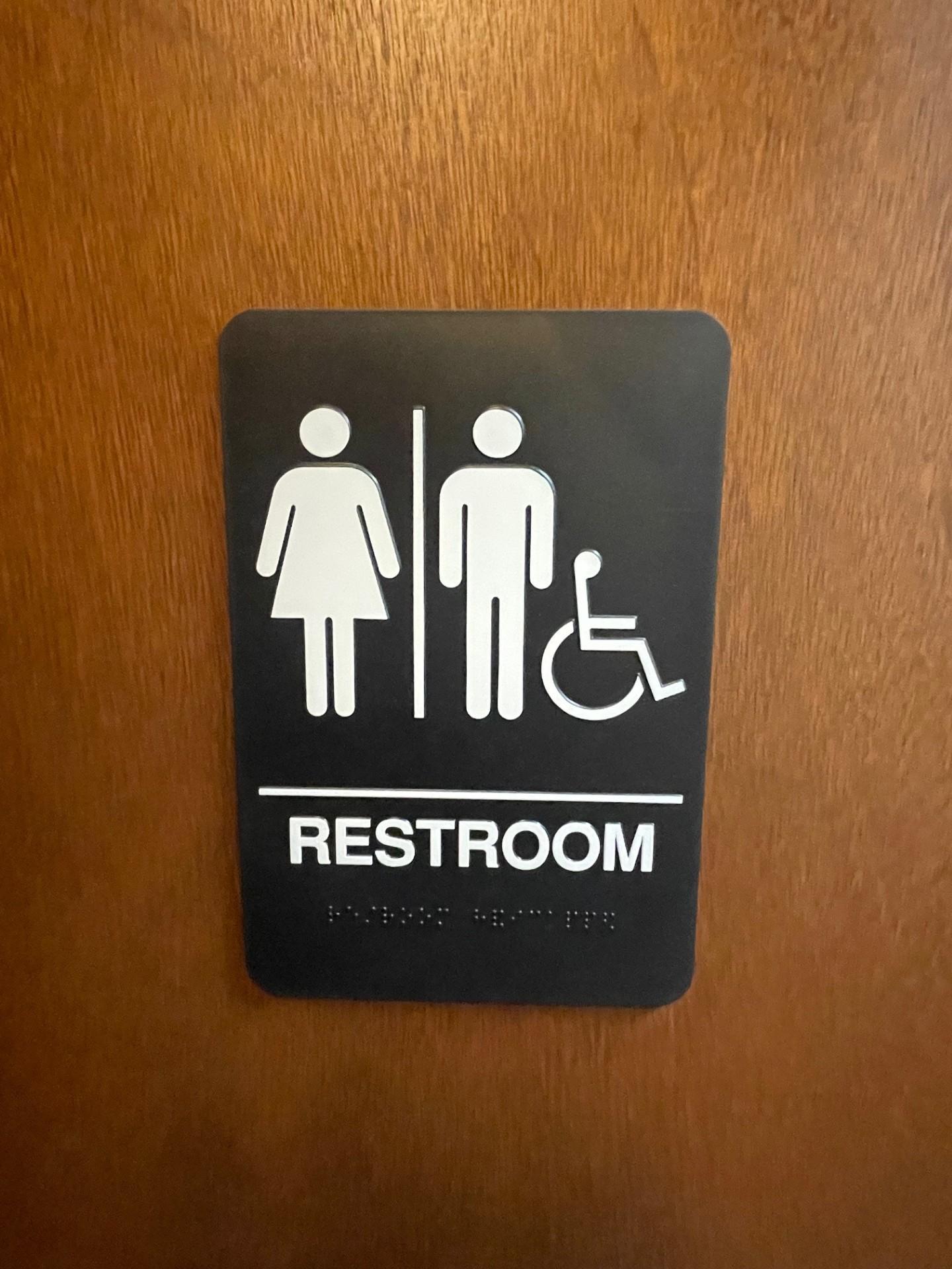 Handicap restroom