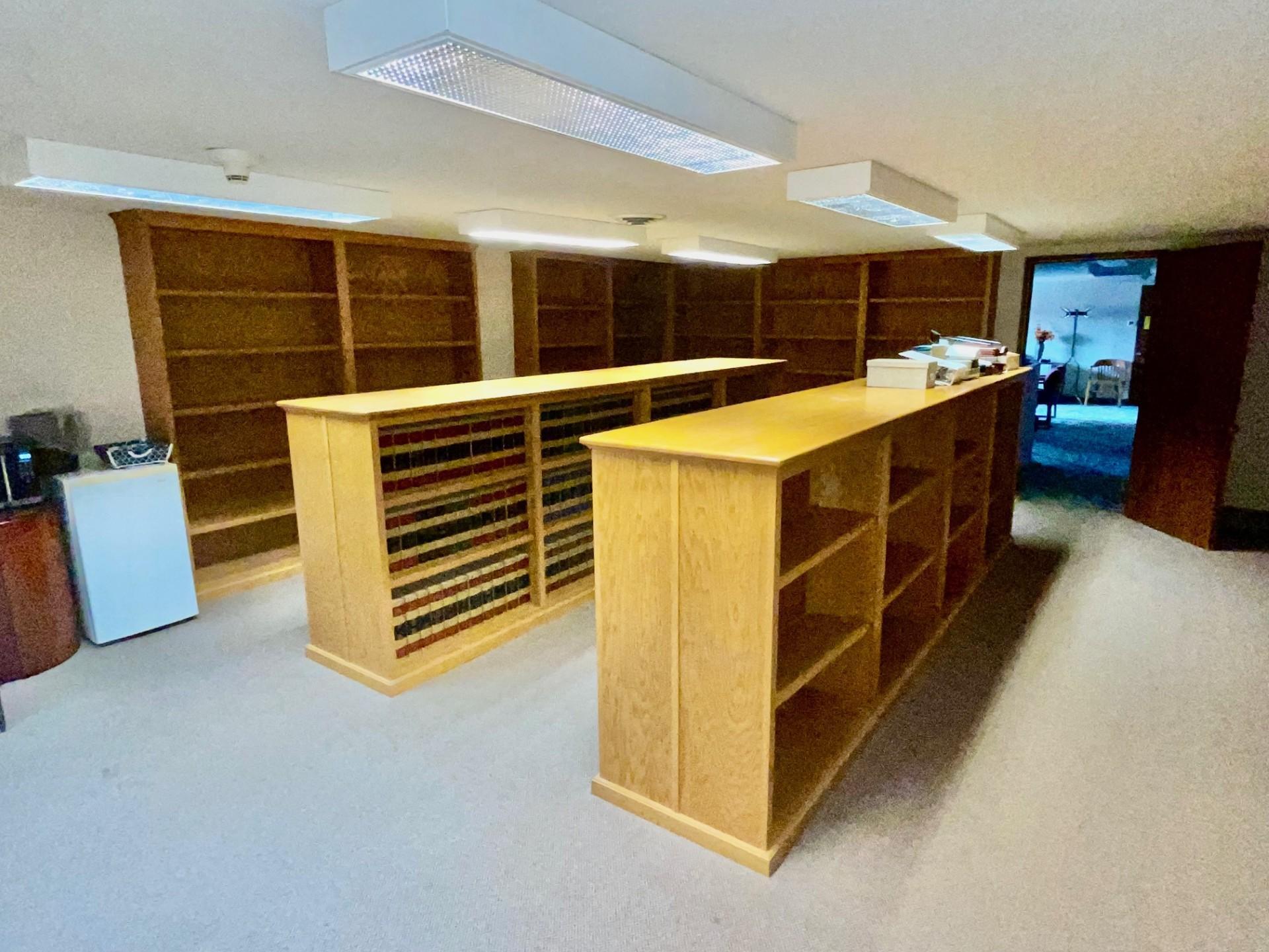 Extensive storage areas