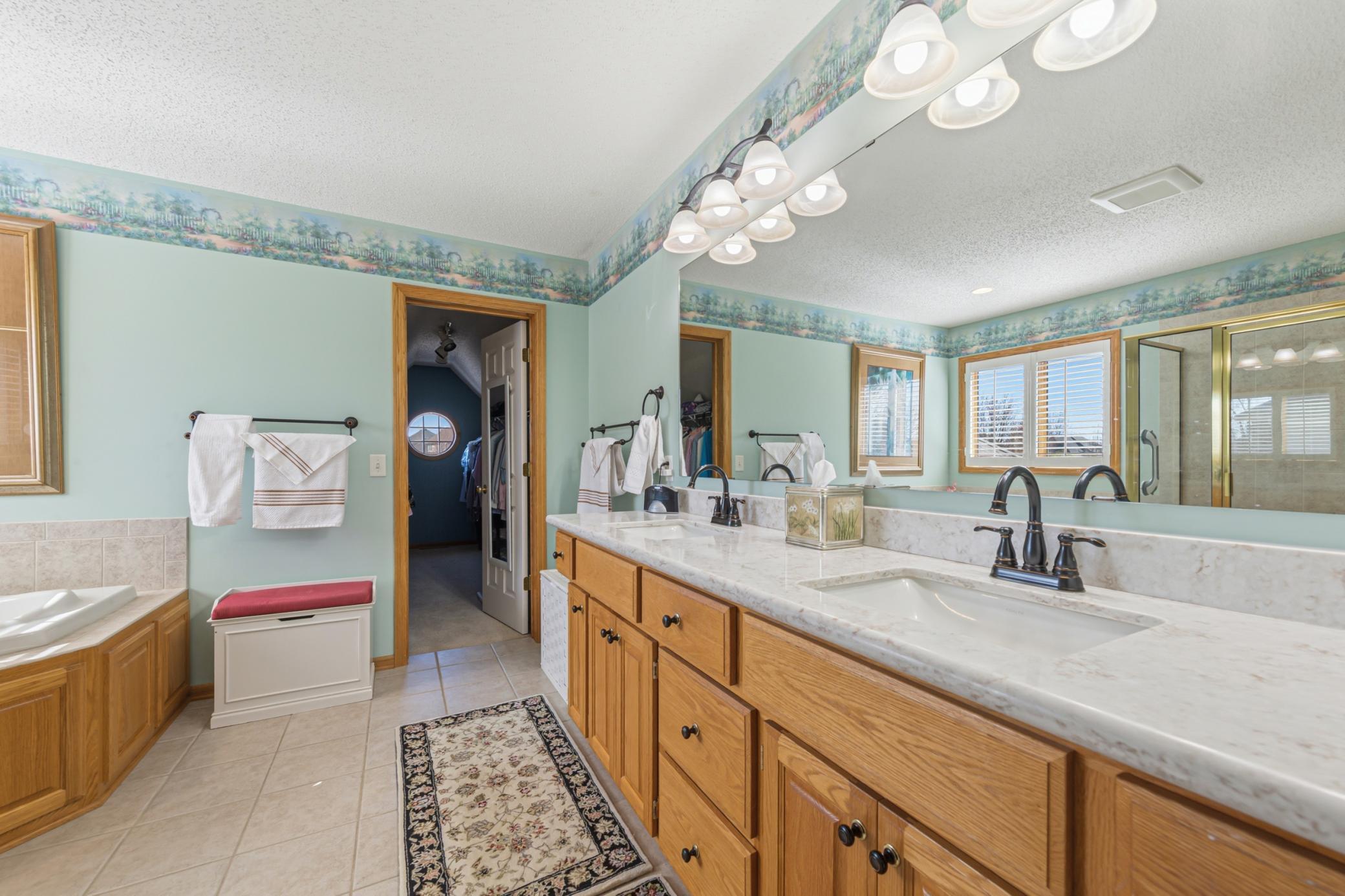 Primary private bathroom