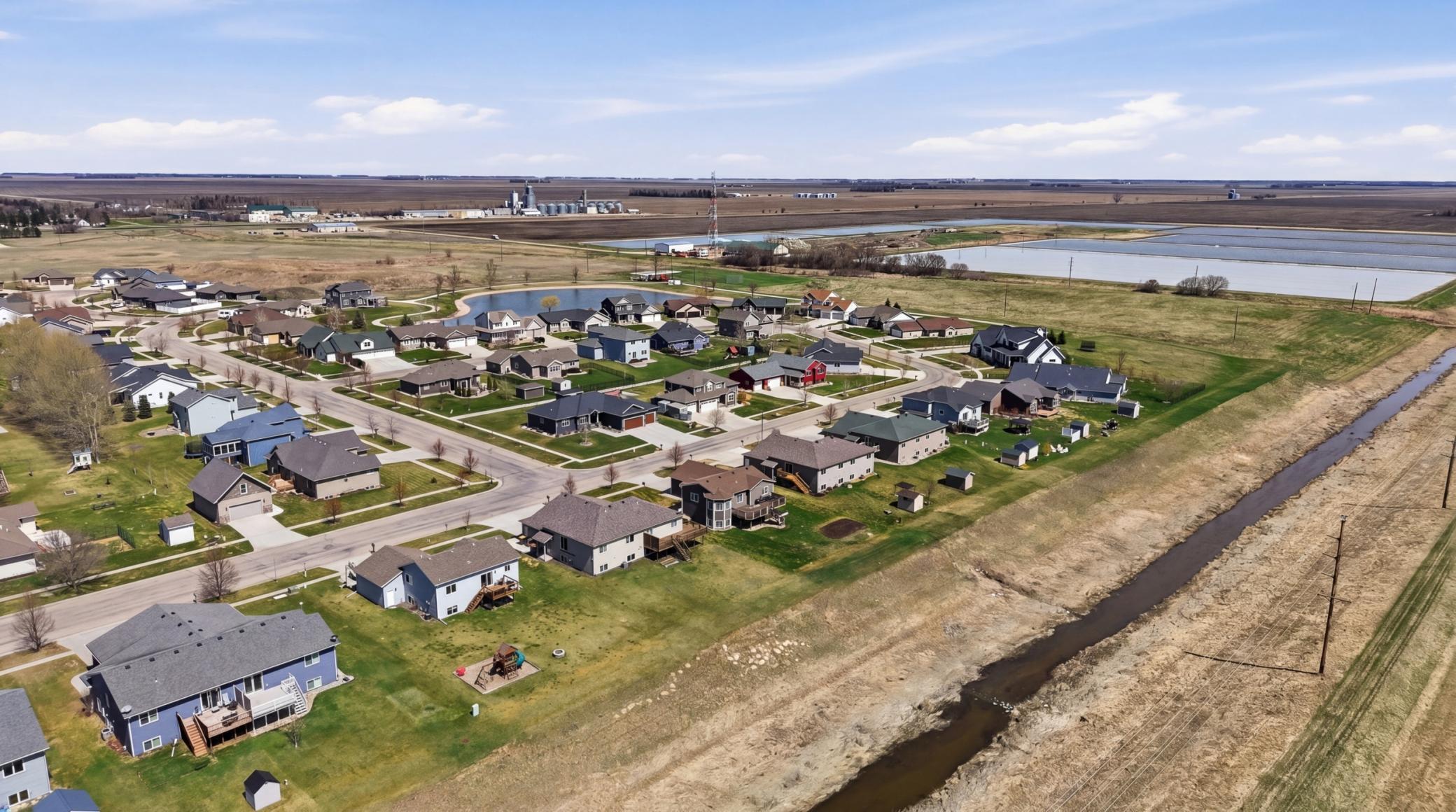 pond, paths & playground