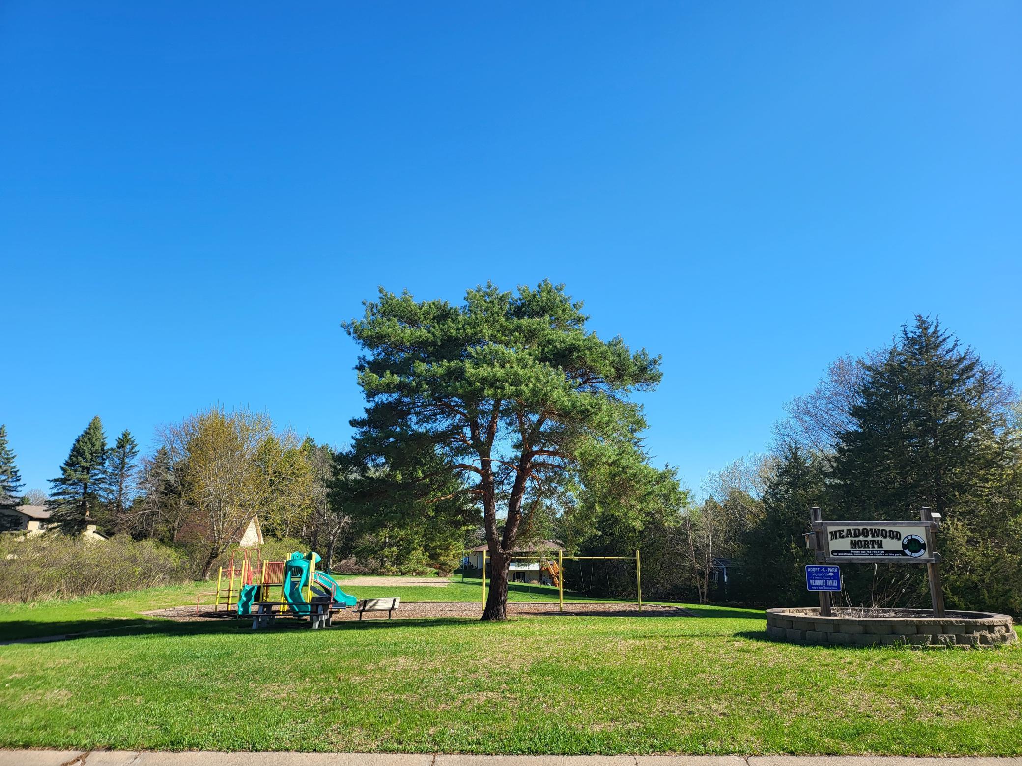 Meadowood North Park adjacent to the property.