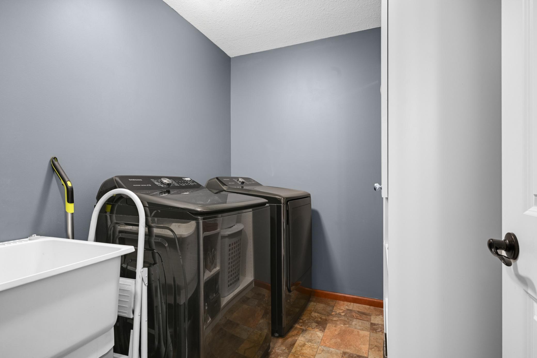 Upstairs laundry room