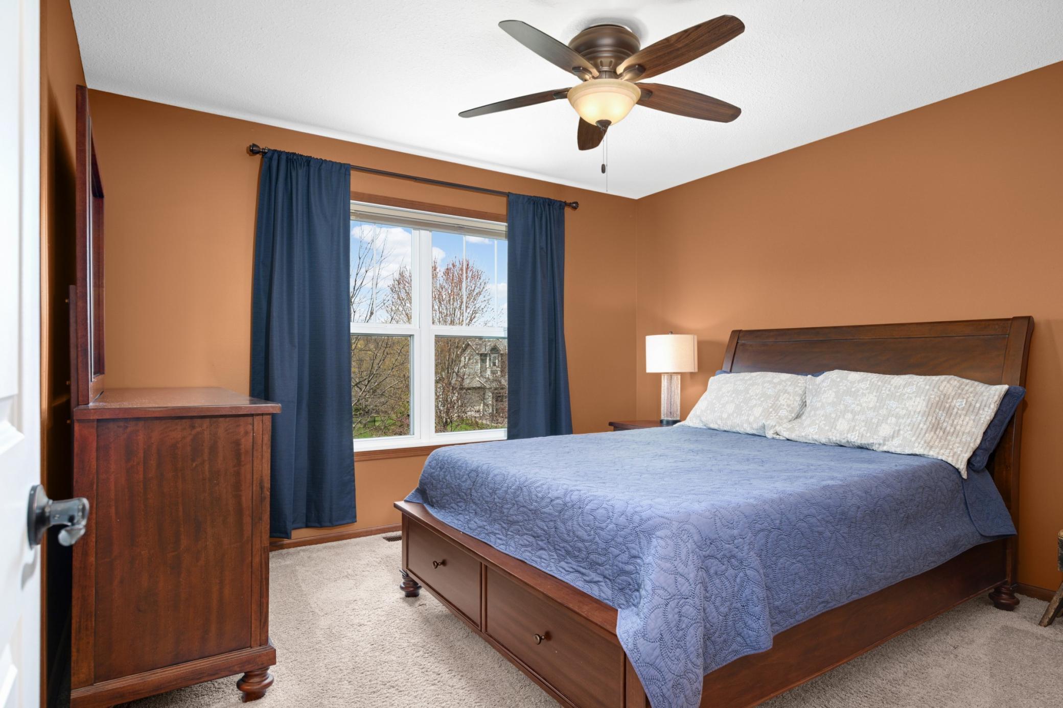 One of four bedrooms upstairs