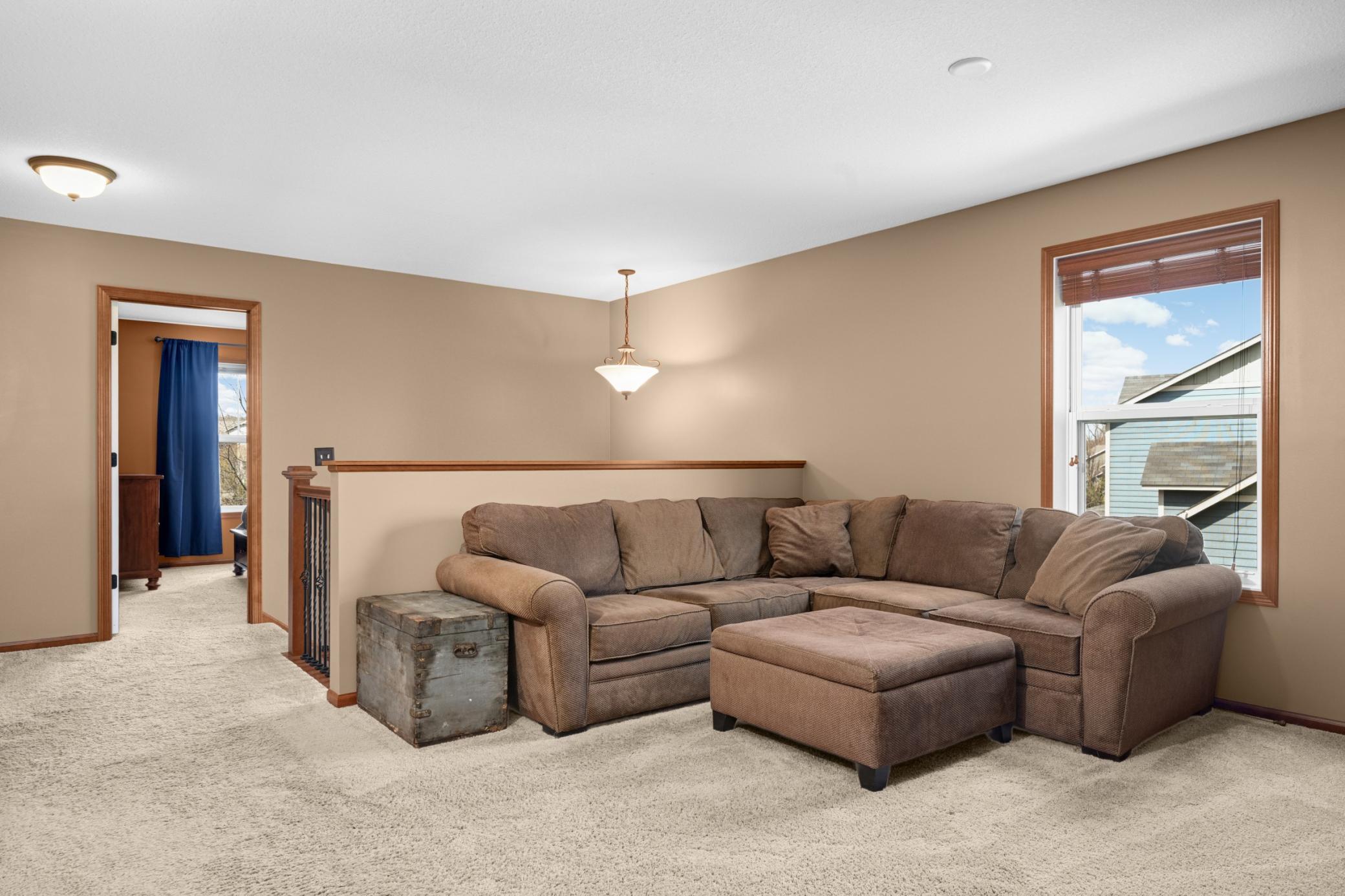 Loft area on the second floor