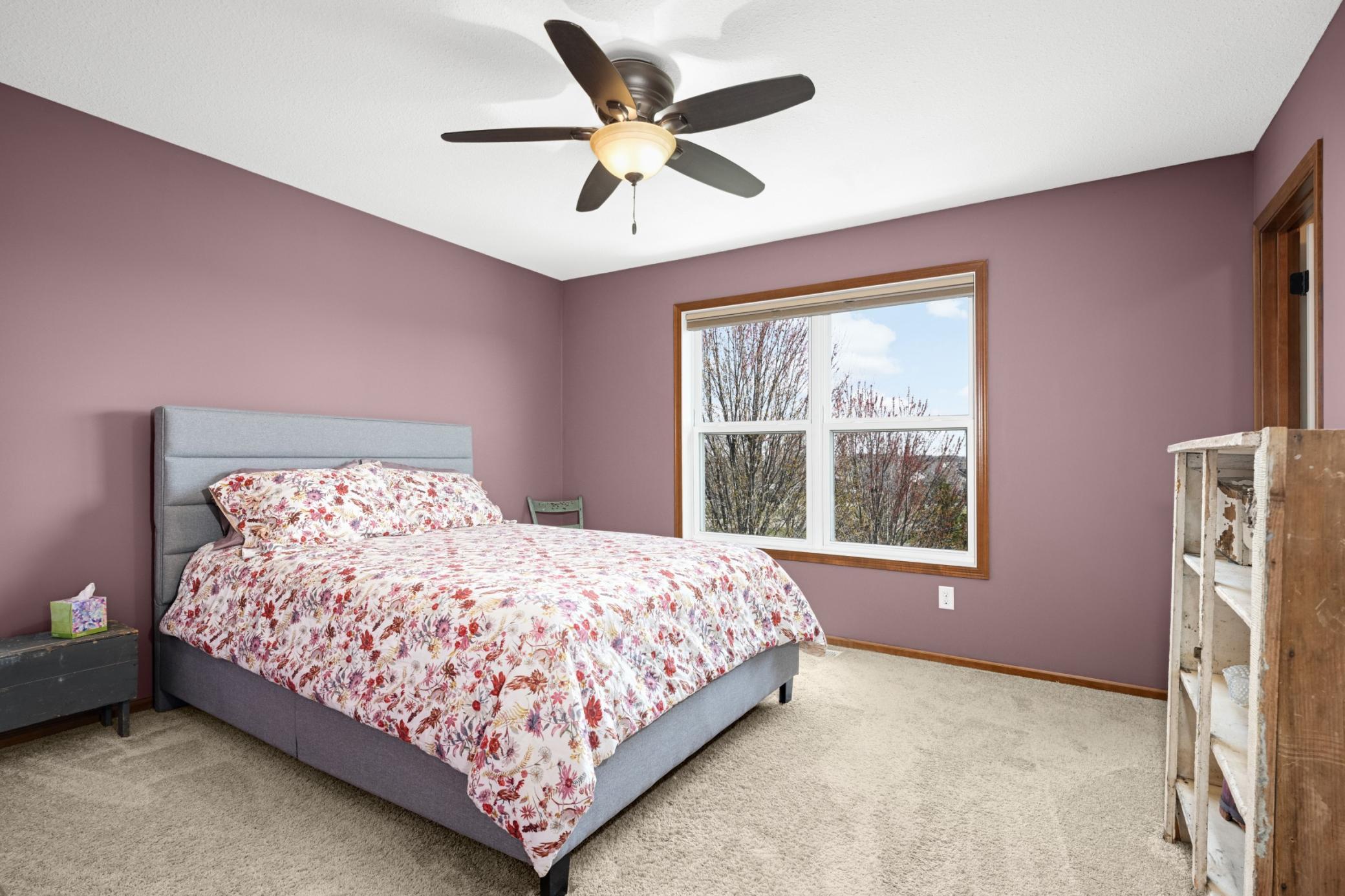 One of four bedrooms upstairs