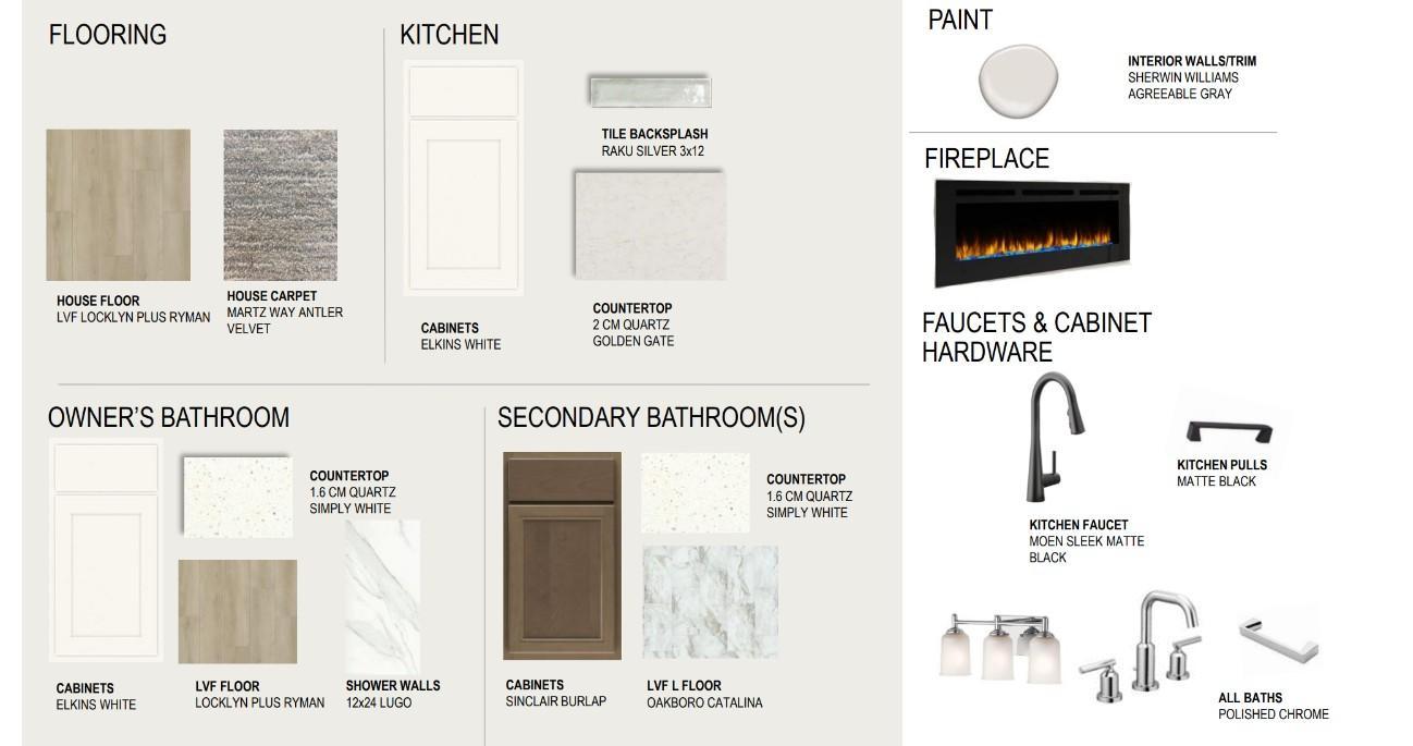 Thoughtfully designed interior finishes.