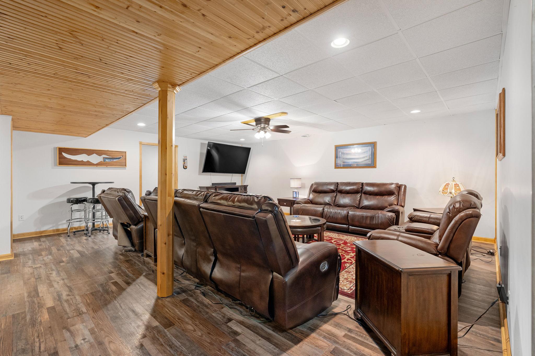 Large Lower Level Family Room