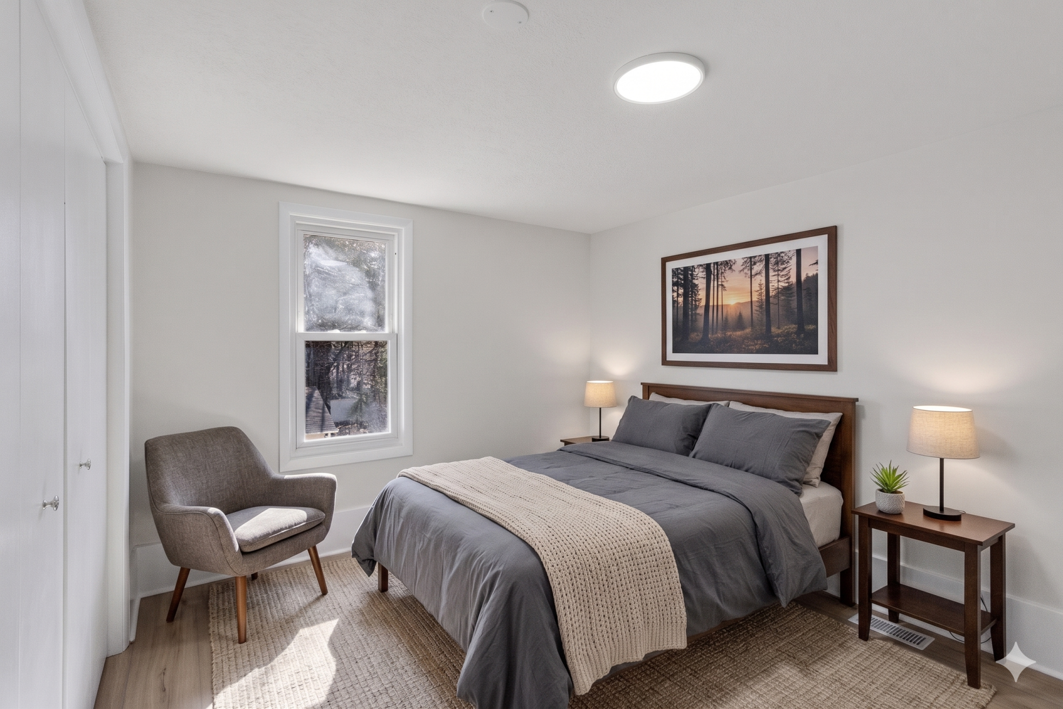 Upper Level Bedroom 3 (Virtually Staged)