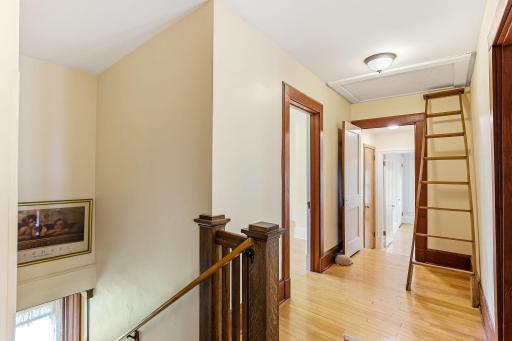 There is a large attic above the 2nd story.