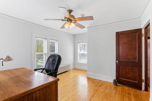 Now utilized as an office, this room is divided by a walk-thru closet to bedroom 3.