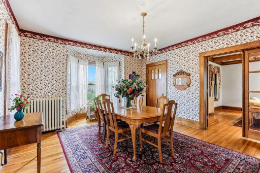 Formal dining was a necessity of the past. Noteable historic people from the past have dined in this room.
