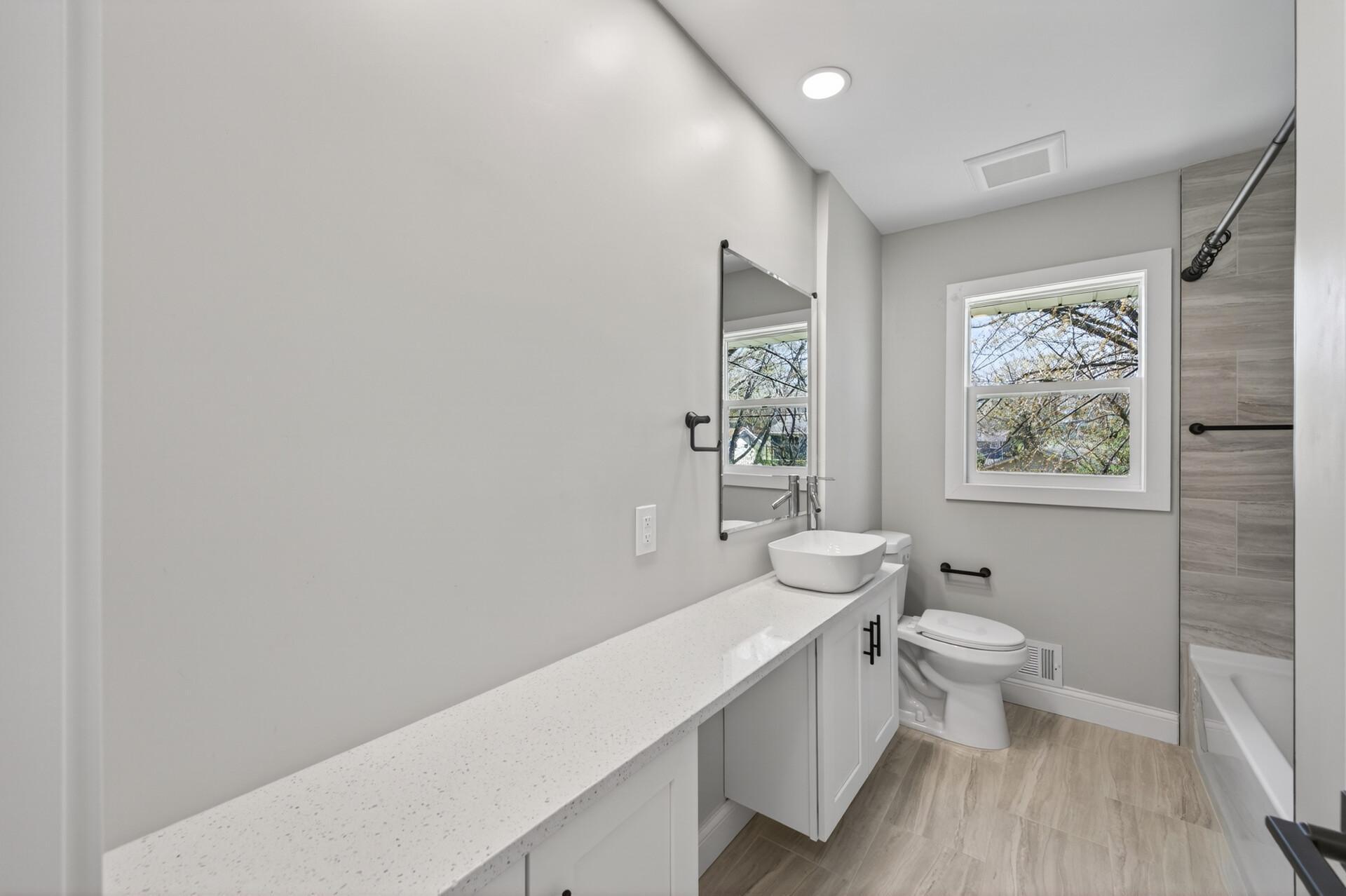 Main-level bathroom