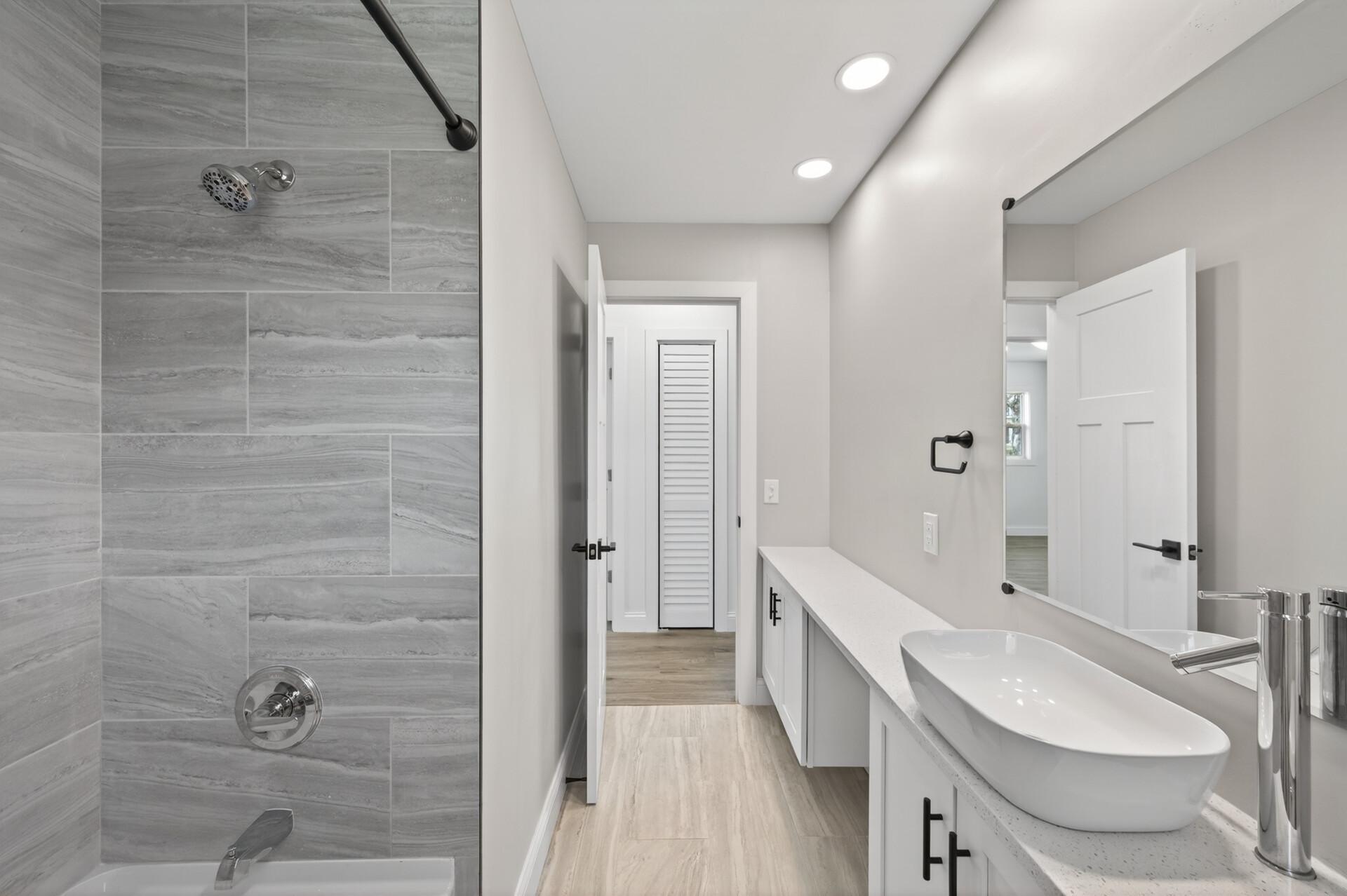 Main-level bathroom