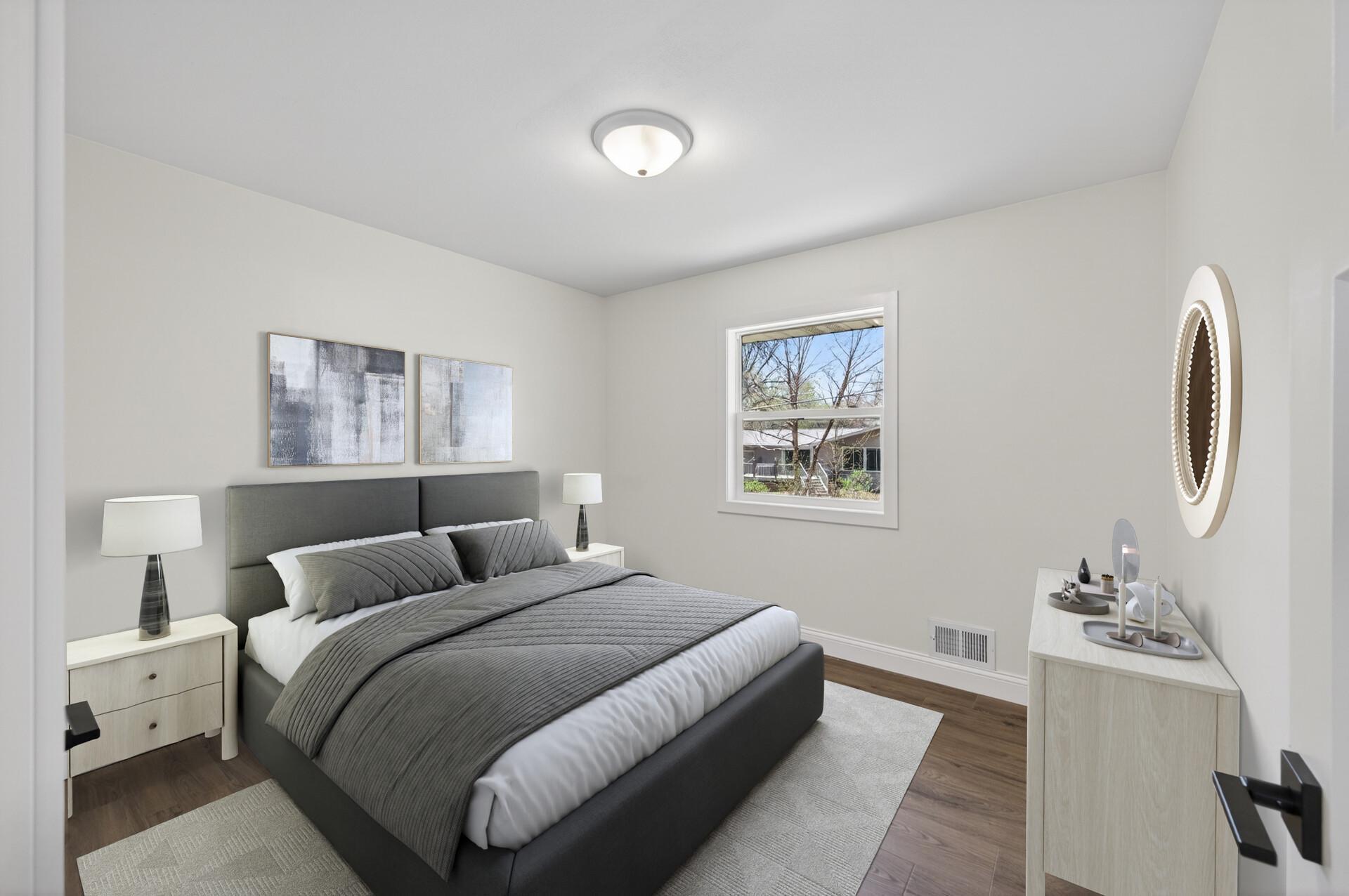 Bedroom 2 - virtually staged