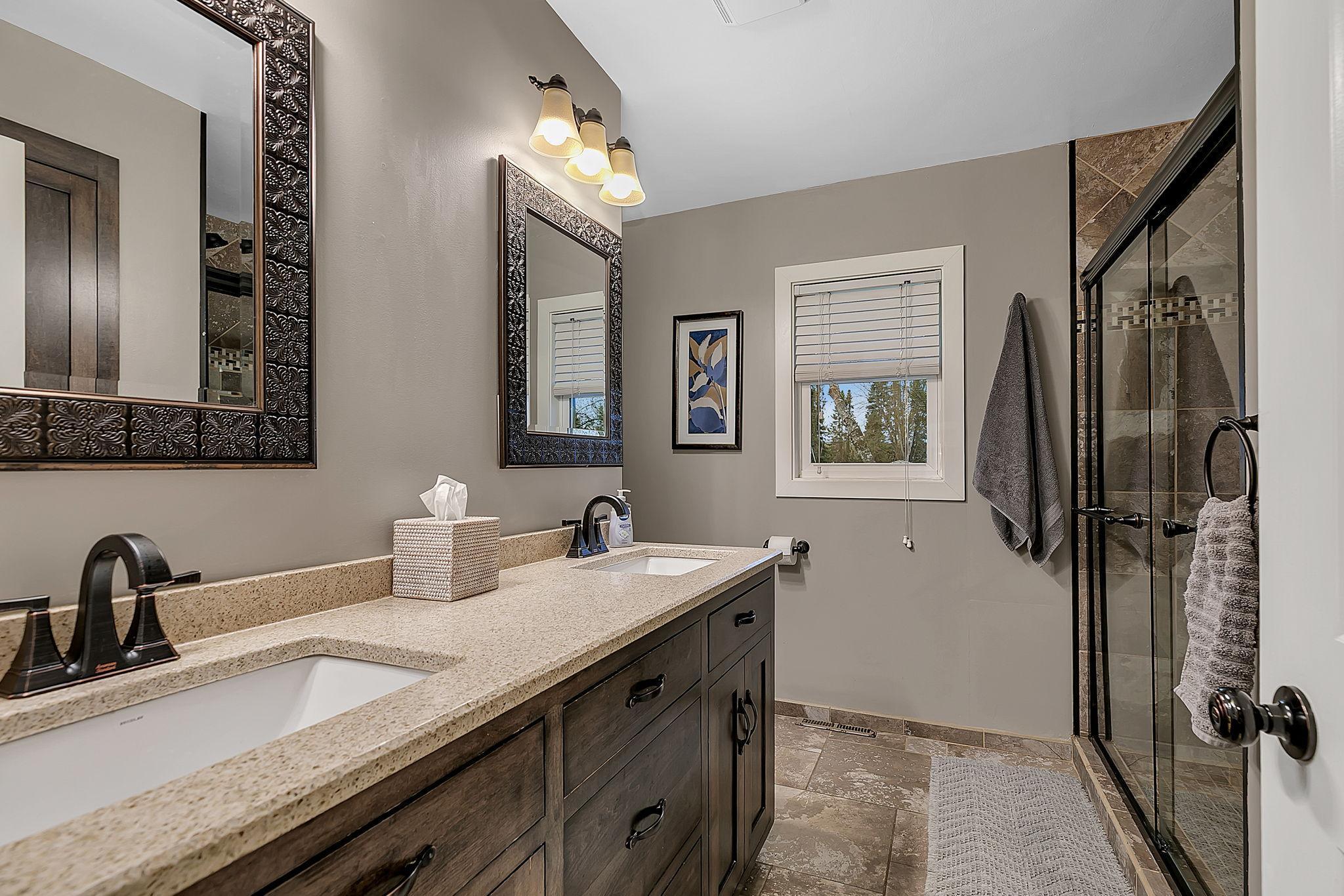 Main Floor Bath - Double Sink Vanity