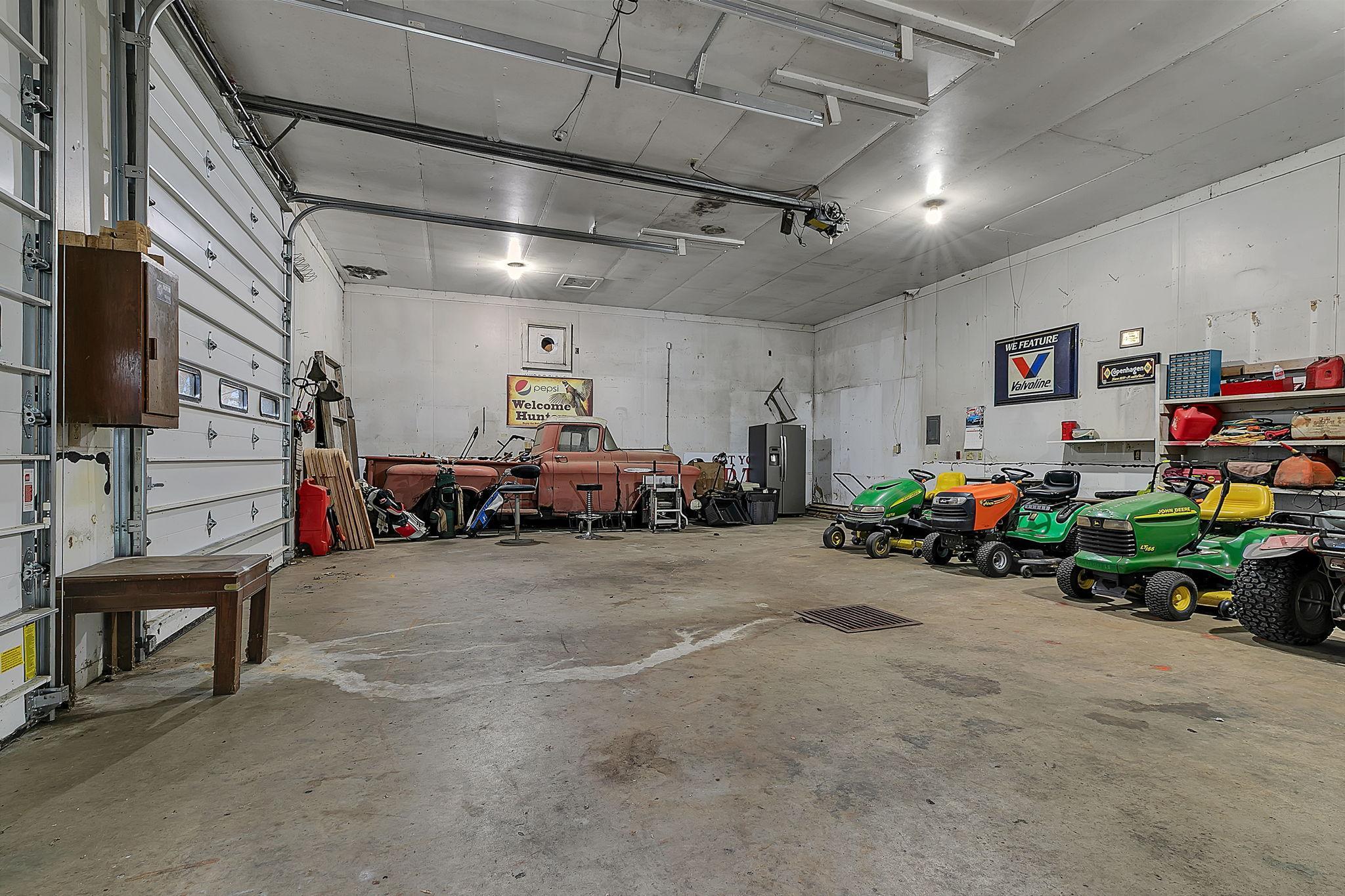 Heated Shed Interior