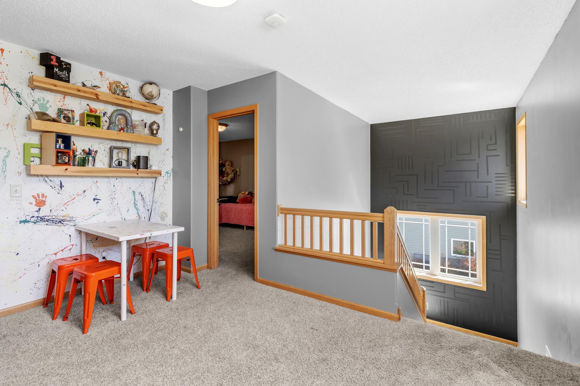 The upper level offers a generously-sized Loft. This is a great space for kids.