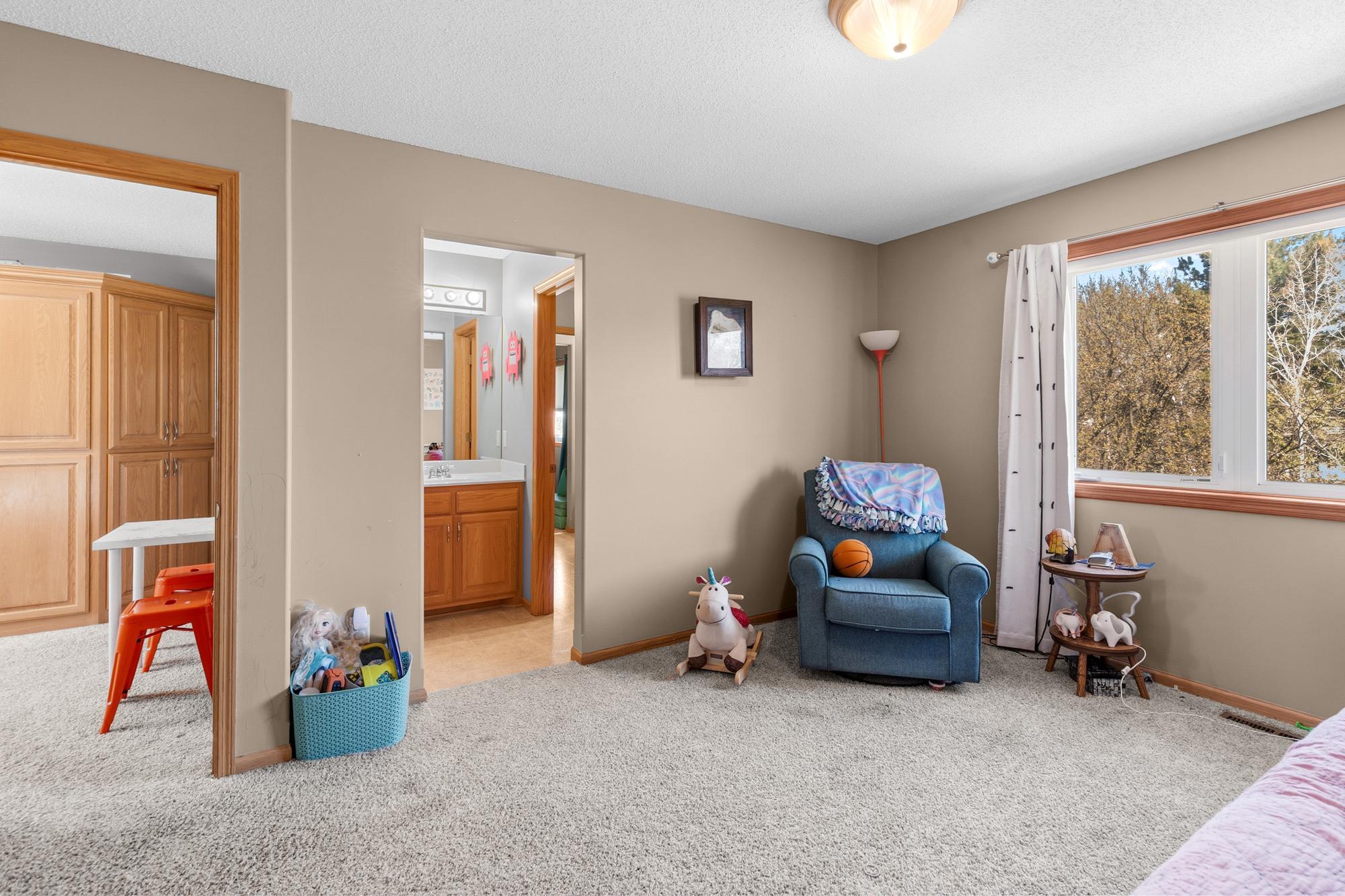 Bright and spacious.