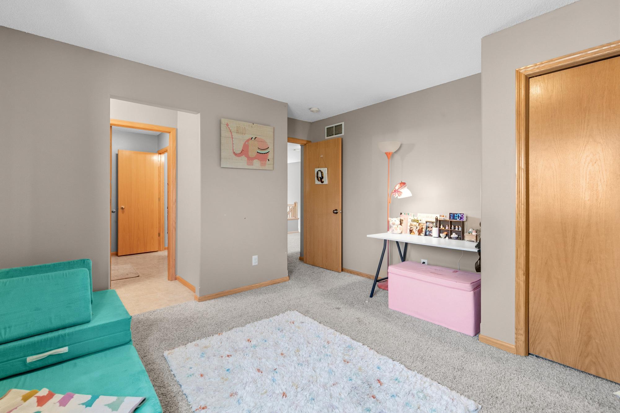 The 3rd and 4th Bedrooms are adjacent to the Jack n Jill Bath.