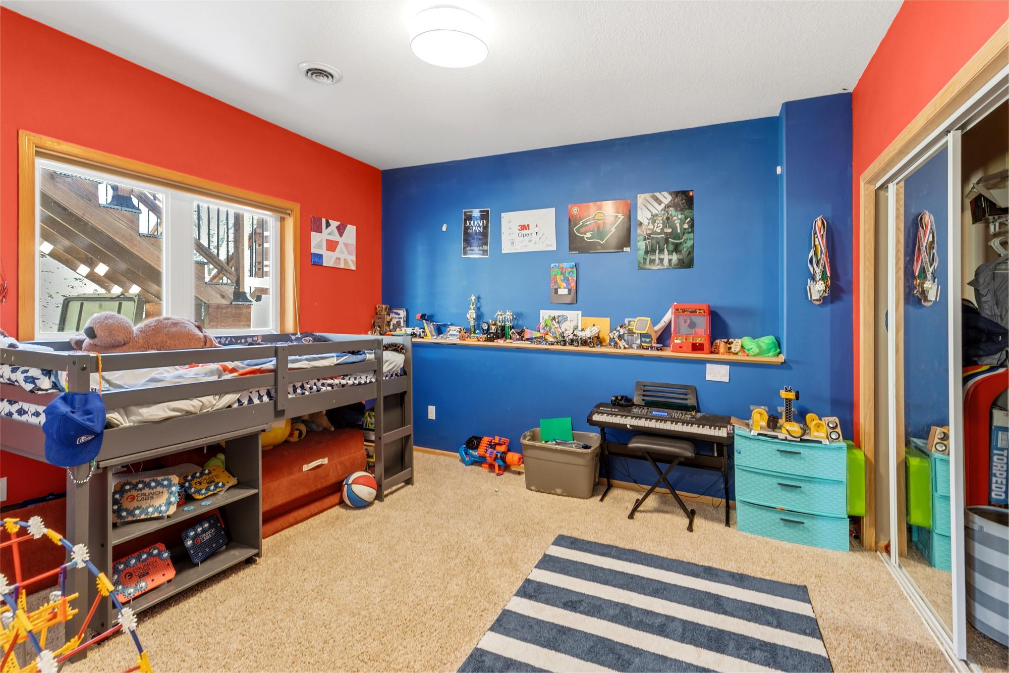 The lower level features a spacious 4th Bedroom.