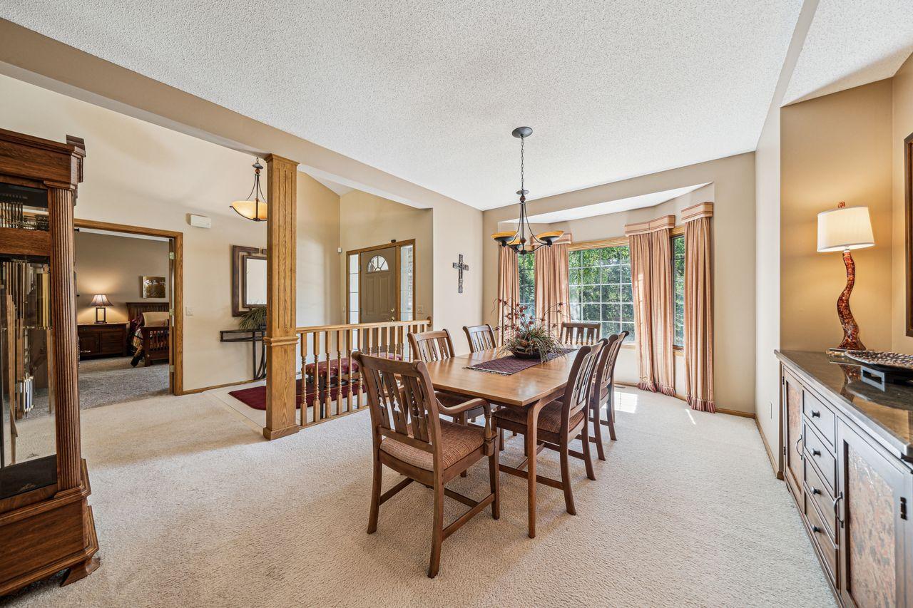 Private dining room off entry