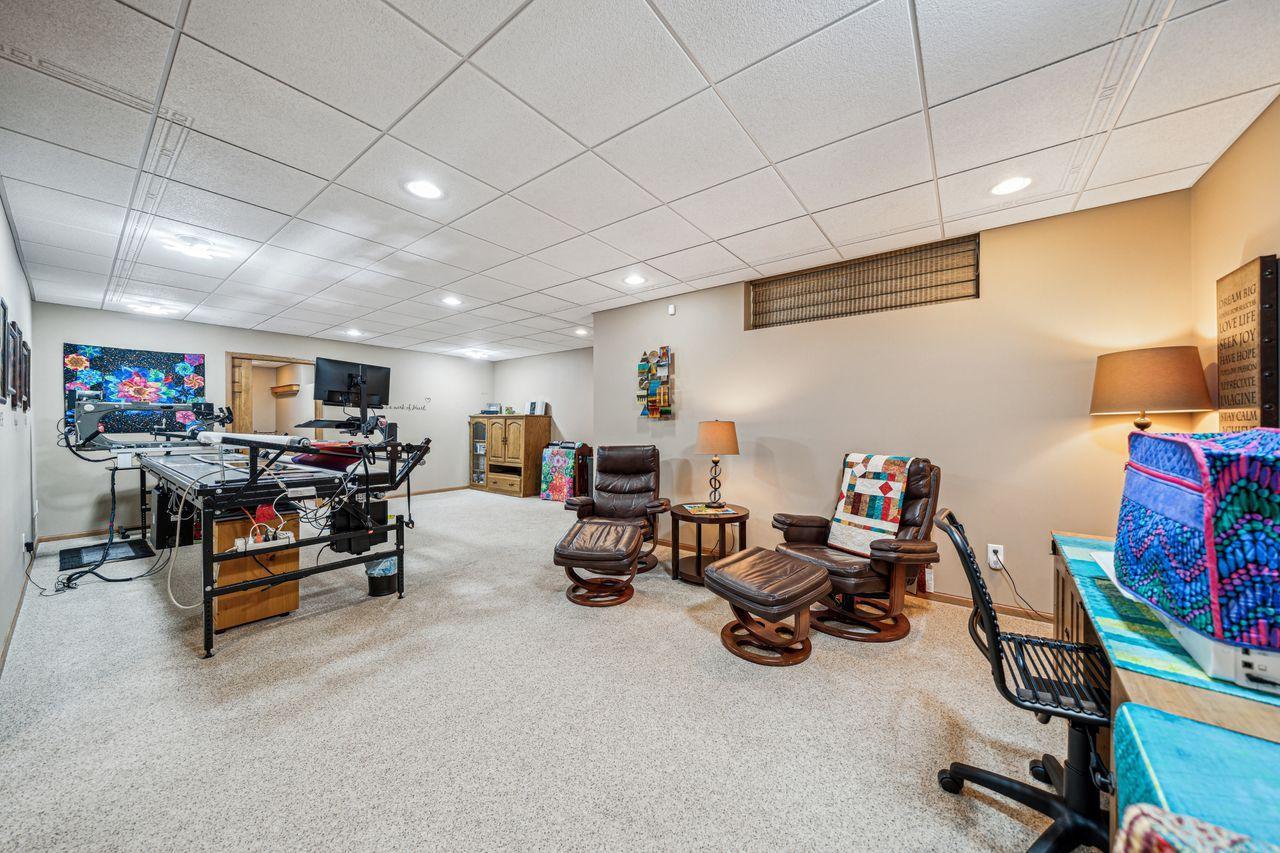 Lower level has great space for any of your entertaining needs