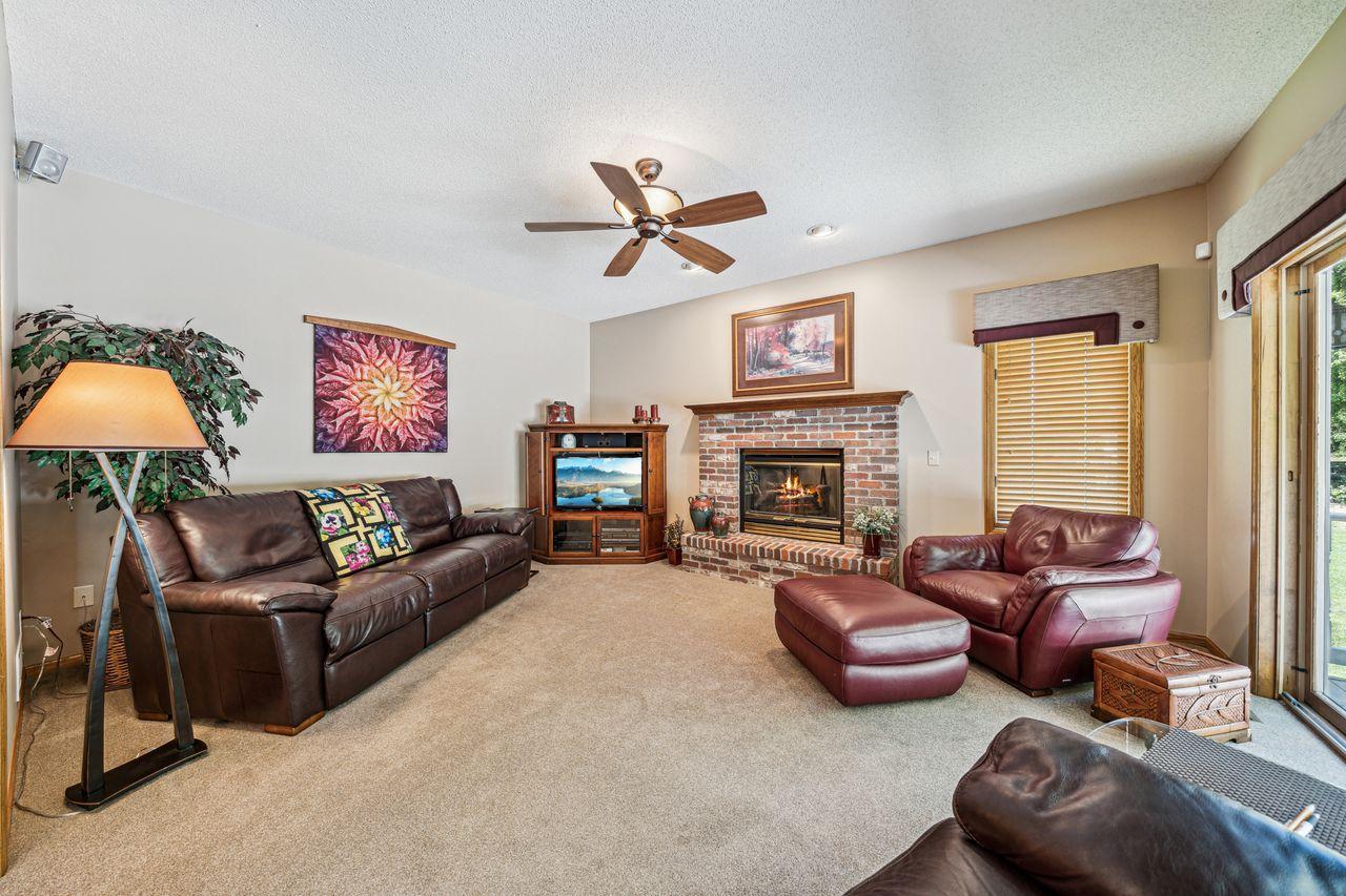 Another view of this light, bright and cozy Sun Room.