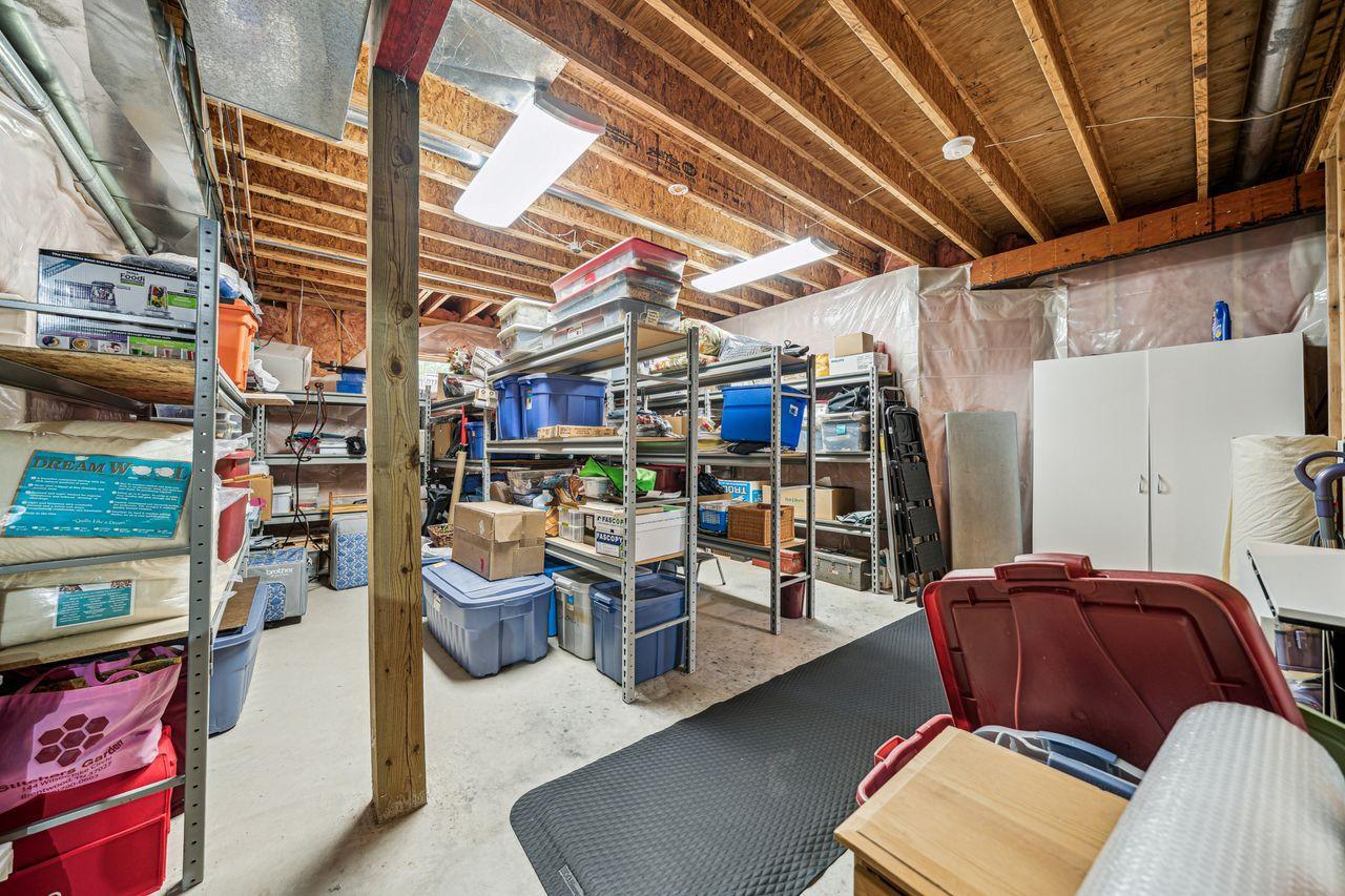 Unfinished space in basement, once finished would put this beautiful home over 4000 FSF