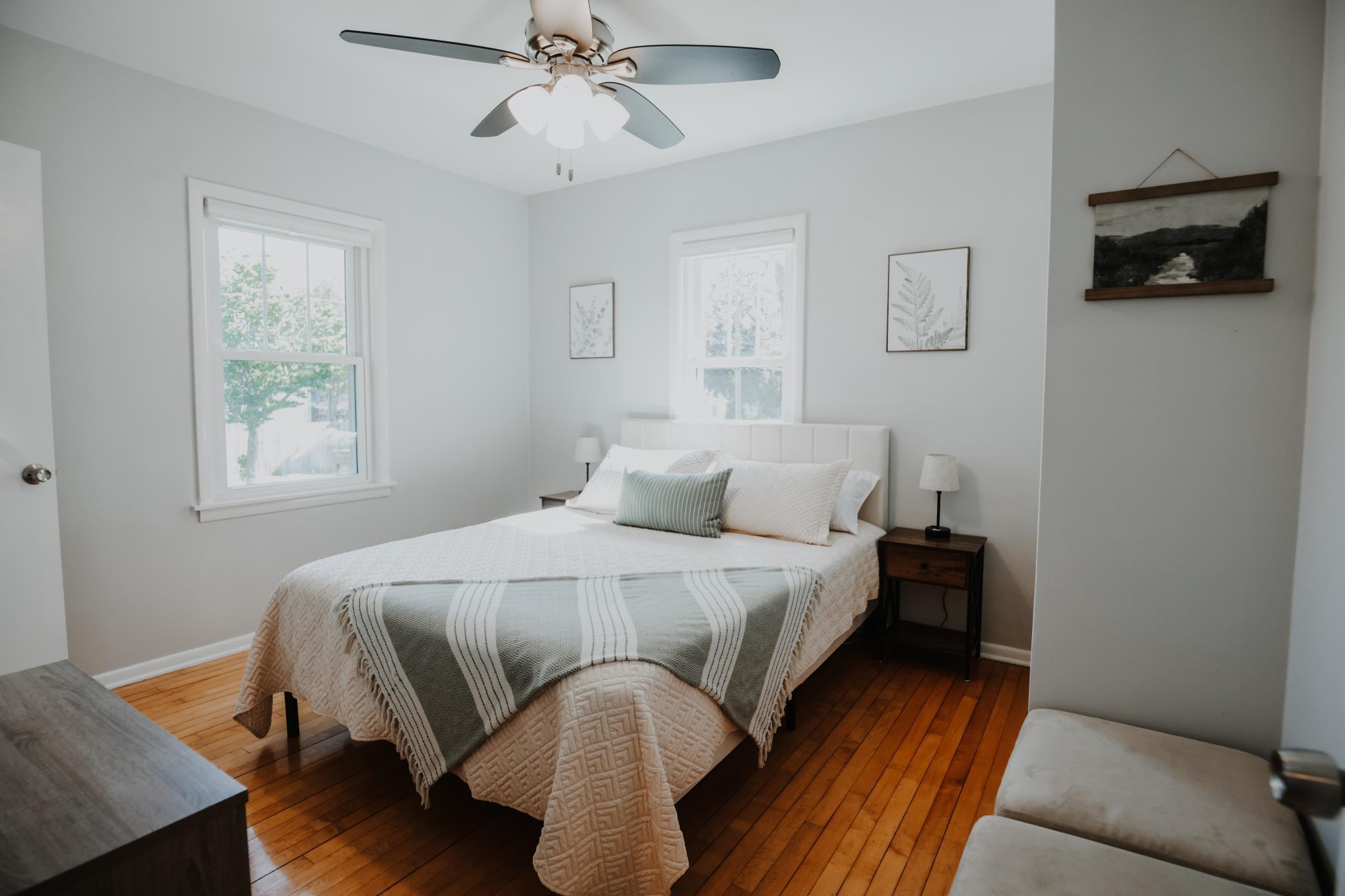 Main floor east bedroom.
