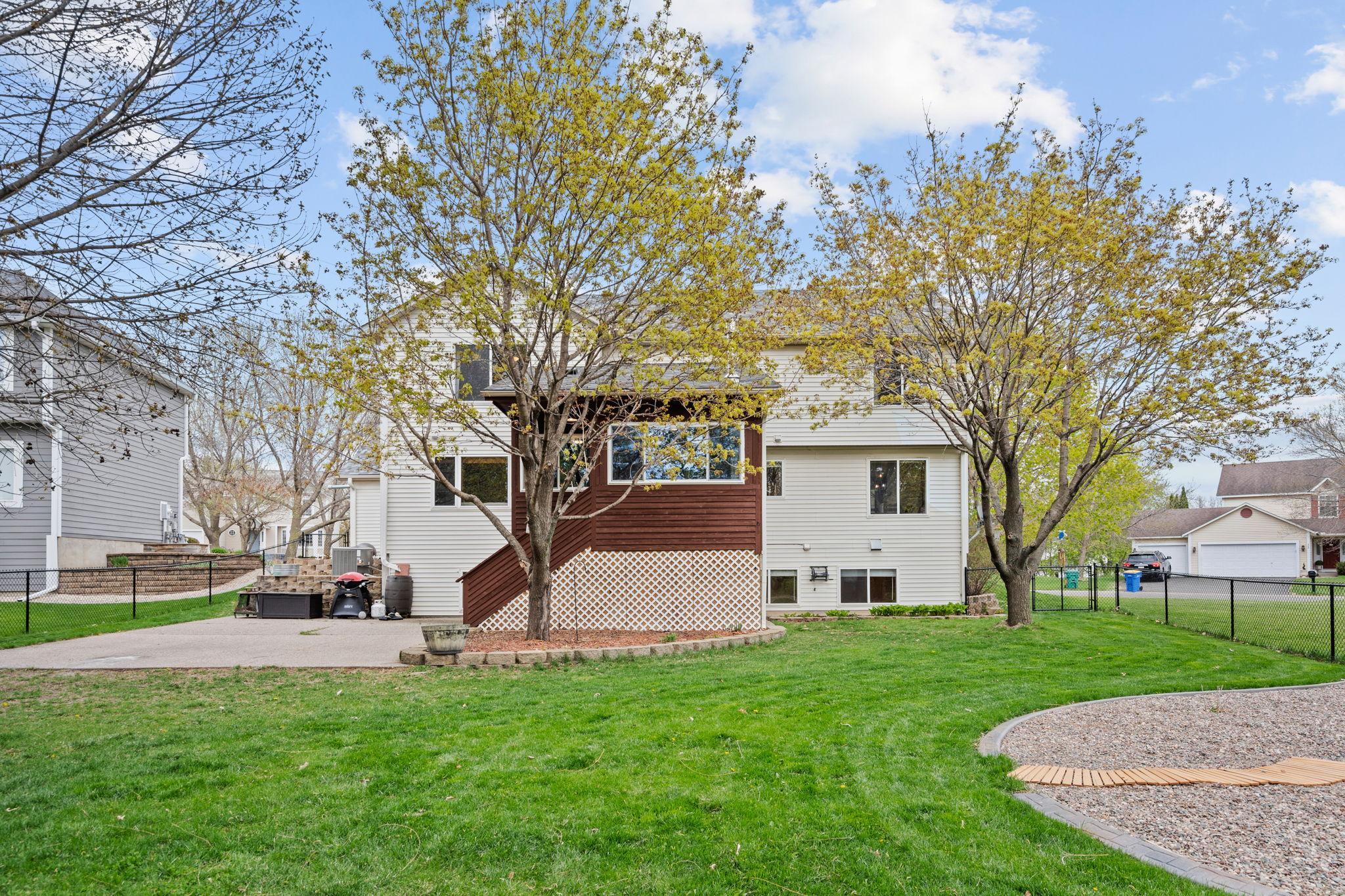Whether it’s morning coffee on the porch or kids playing in the yard, this outdoor space offers room to truly live