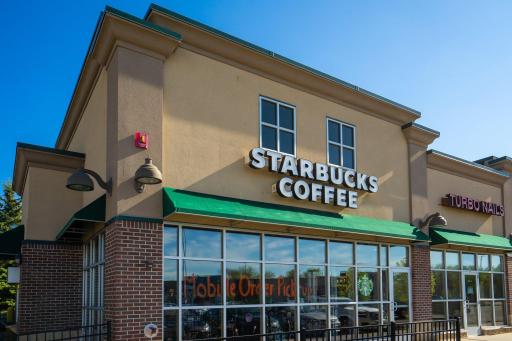 There are two Starbucks locations within 10 minutes!