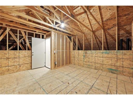 Attic storage space over the garage! Leave unfinished or this space could be finished off after closing.