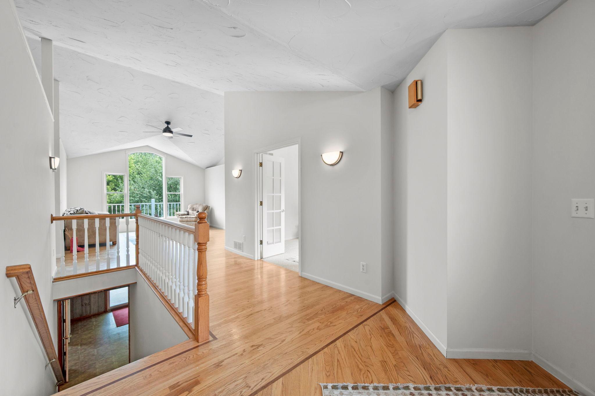 Beautifully cared for hardwood flooring.