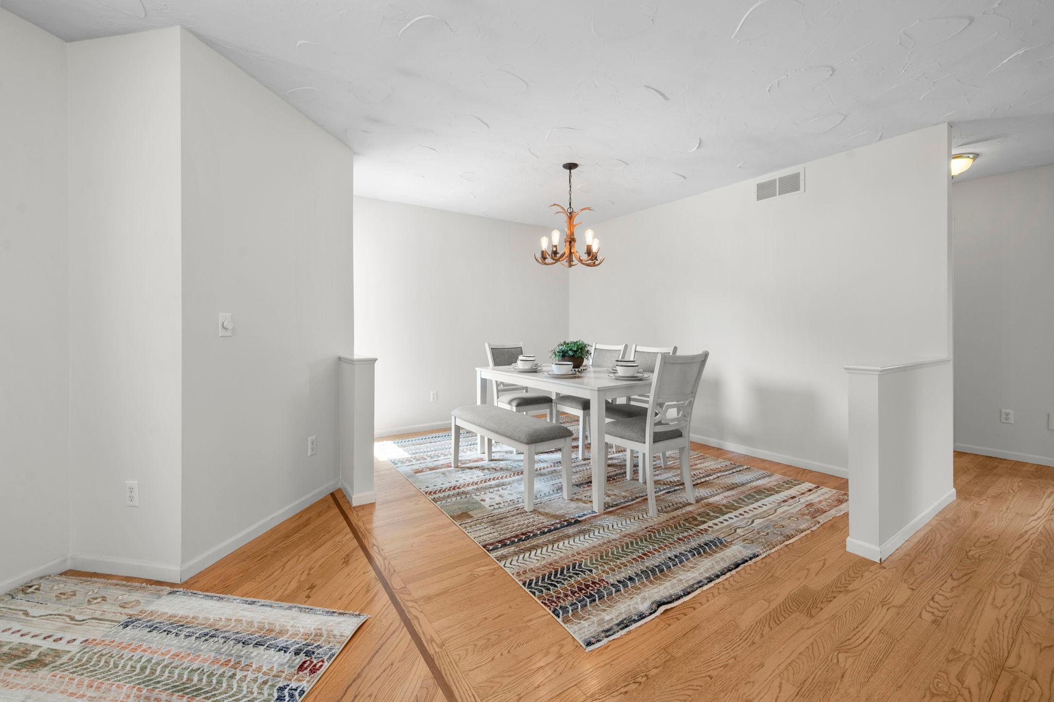 Formal Dining area just off the kitchen.