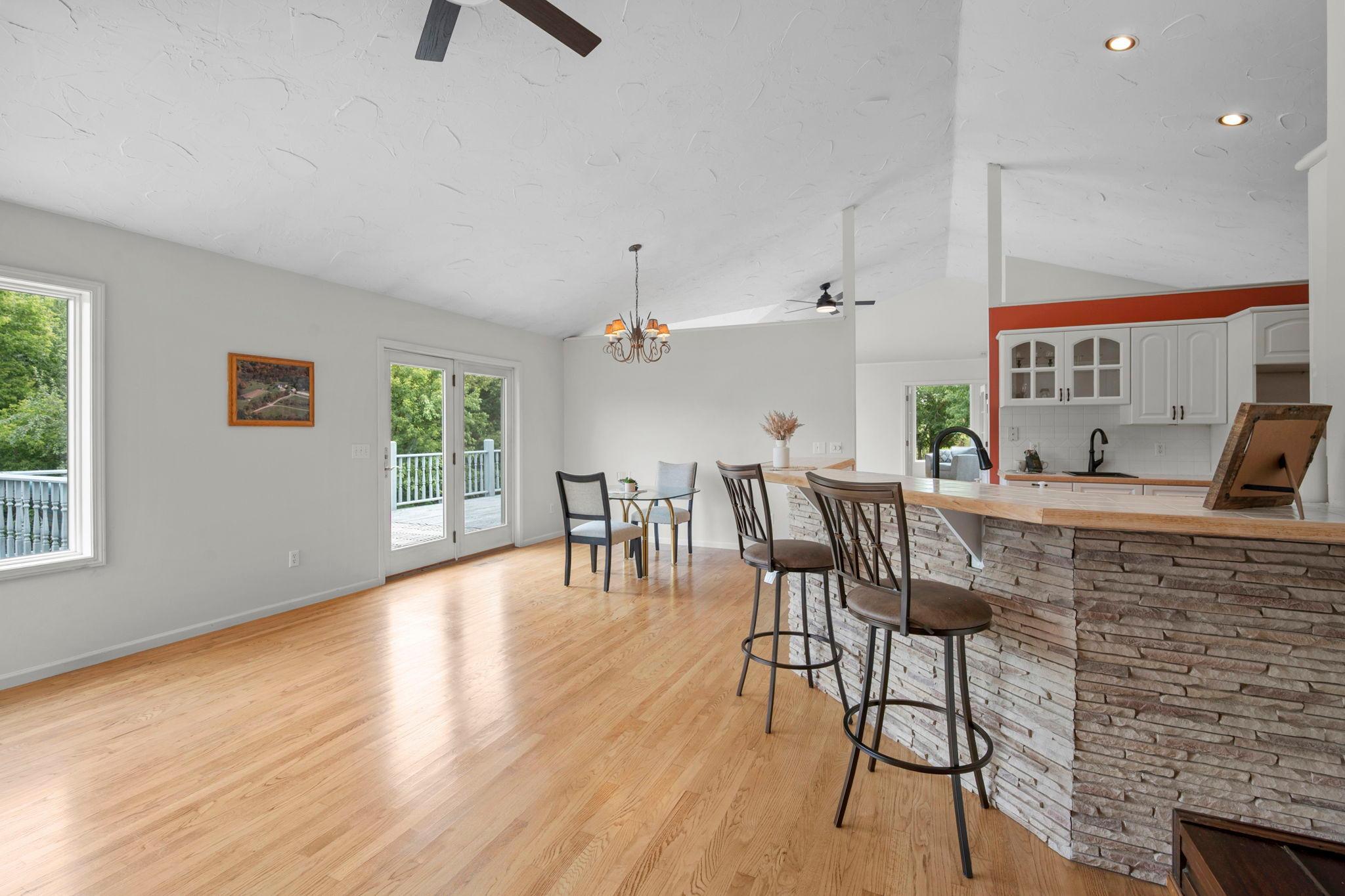 You will love the open floor plan and vaulted ceilings!